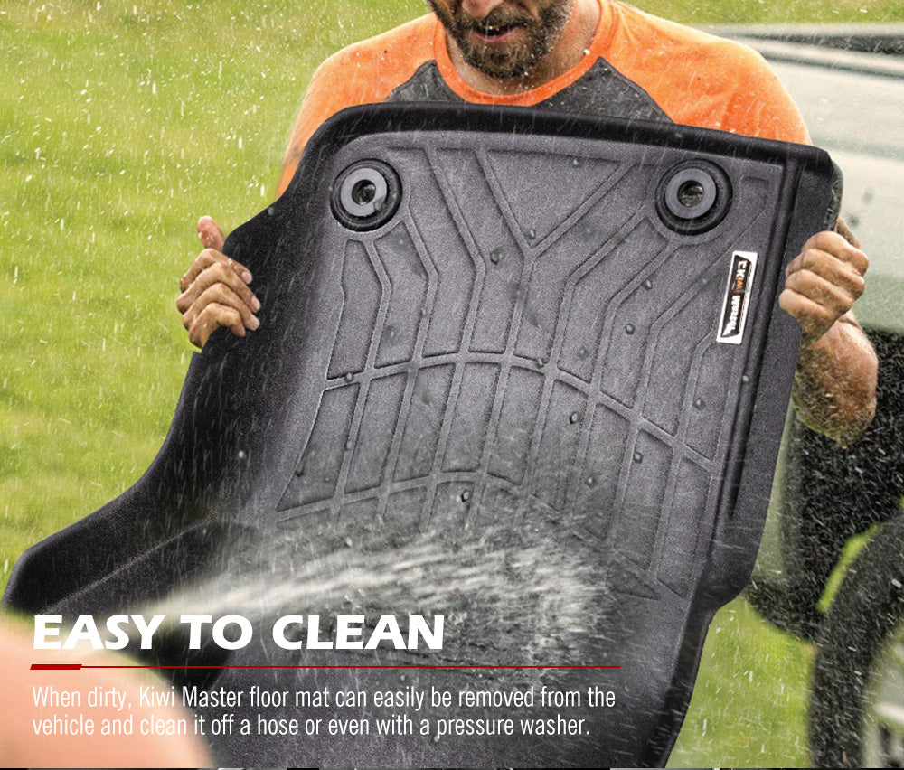 KIWI MASTER Car Floor Mats for Toyota Landcruiser 79 Series 2012 - ON GXL Dual Cab - Sunyee