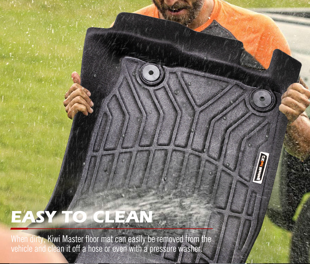 KIWI MASTER Car Floor Mats for Mitsubishi Triton MR 2019-2024 Dual Cab - Sunyee