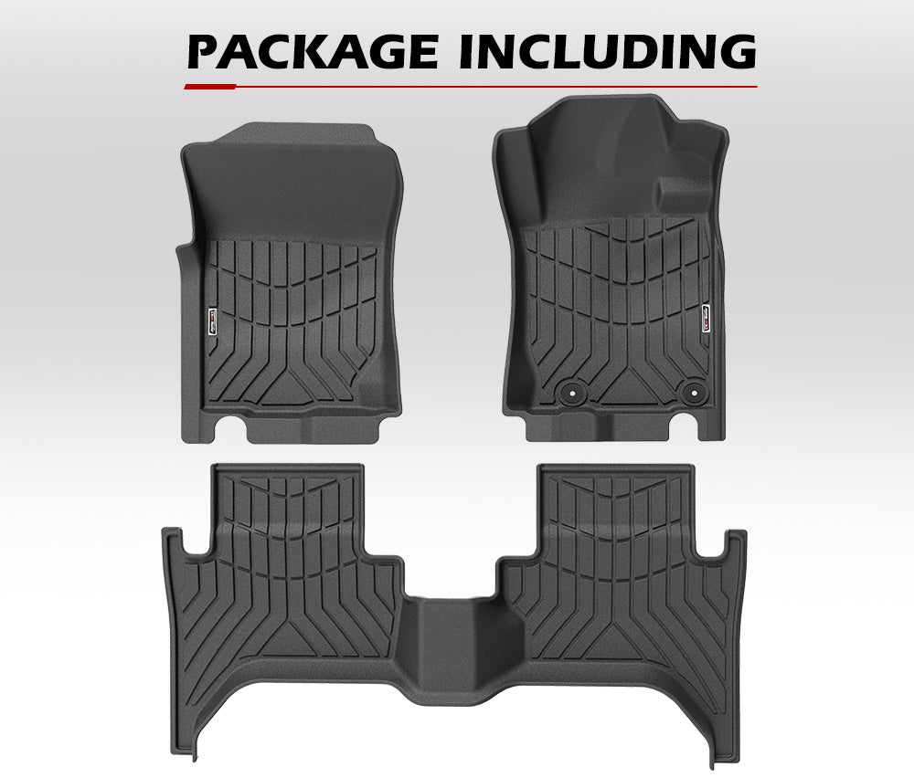 KIWI MASTER Car Floor Mats for Mitsubishi Triton MR 2019-2024 Dual Cab - Sunyee