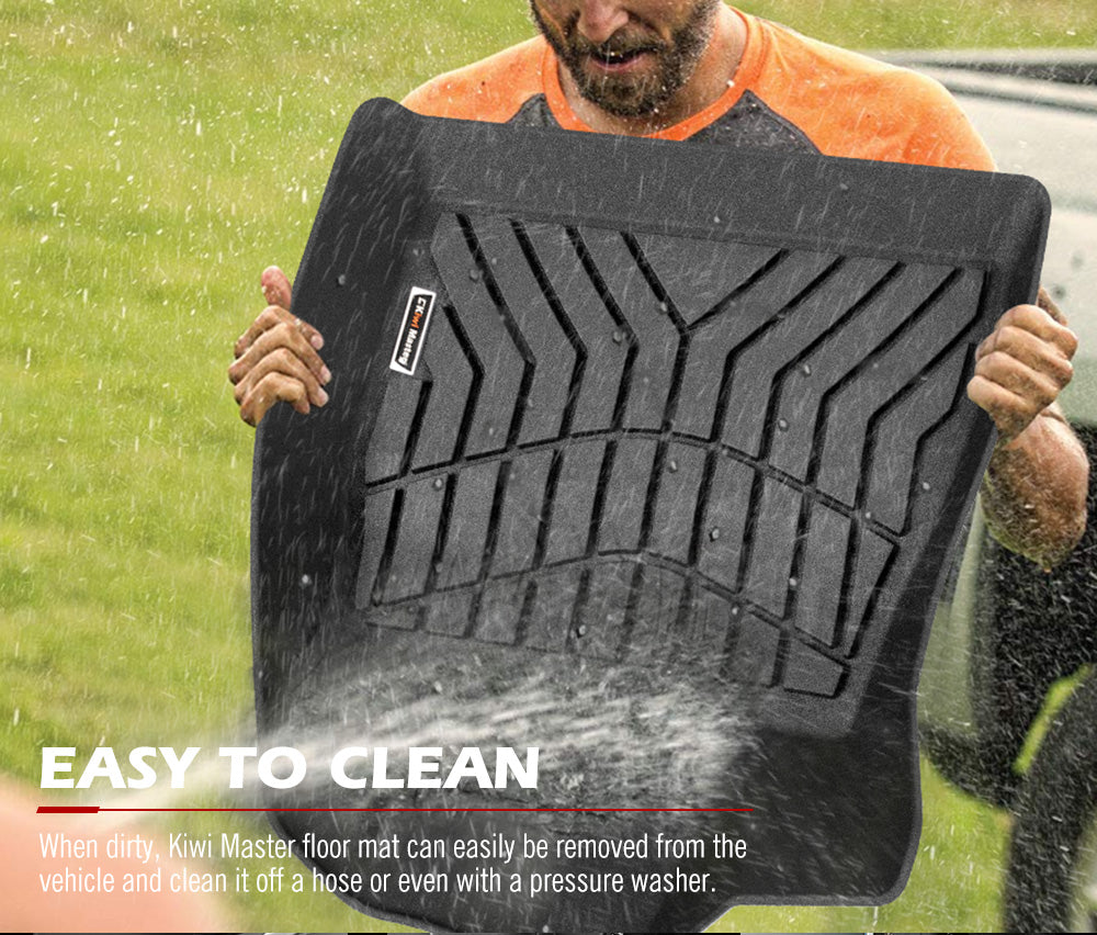 Kiwi Master 3D TPE Car Floor Mats Liner Fit Tesla Model 3 2017-2022 - Sunyee