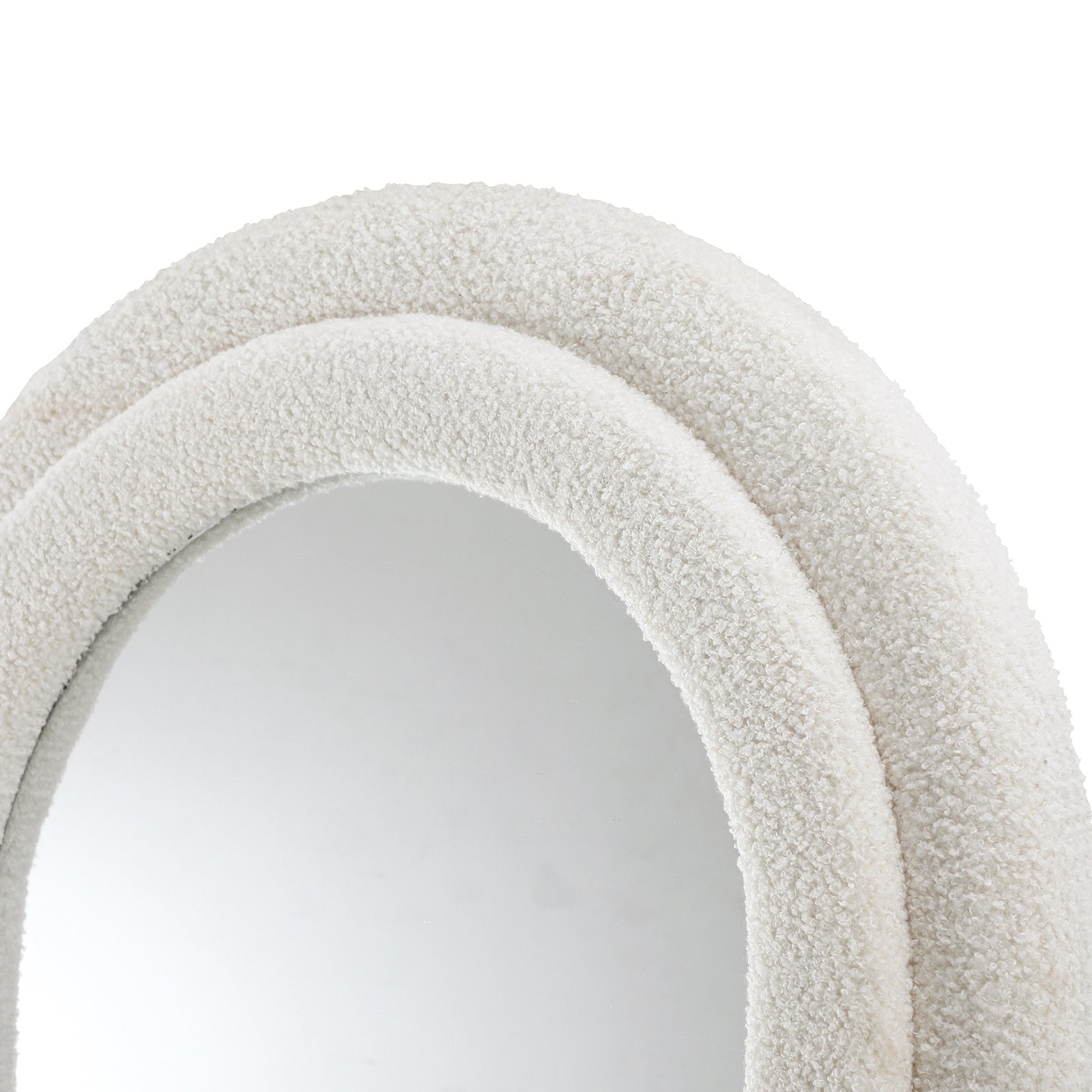 Oikiture 1.6M Full Length Mirror Boucle Frame Floor Mirrors Dressing Bedroom - Sunyee