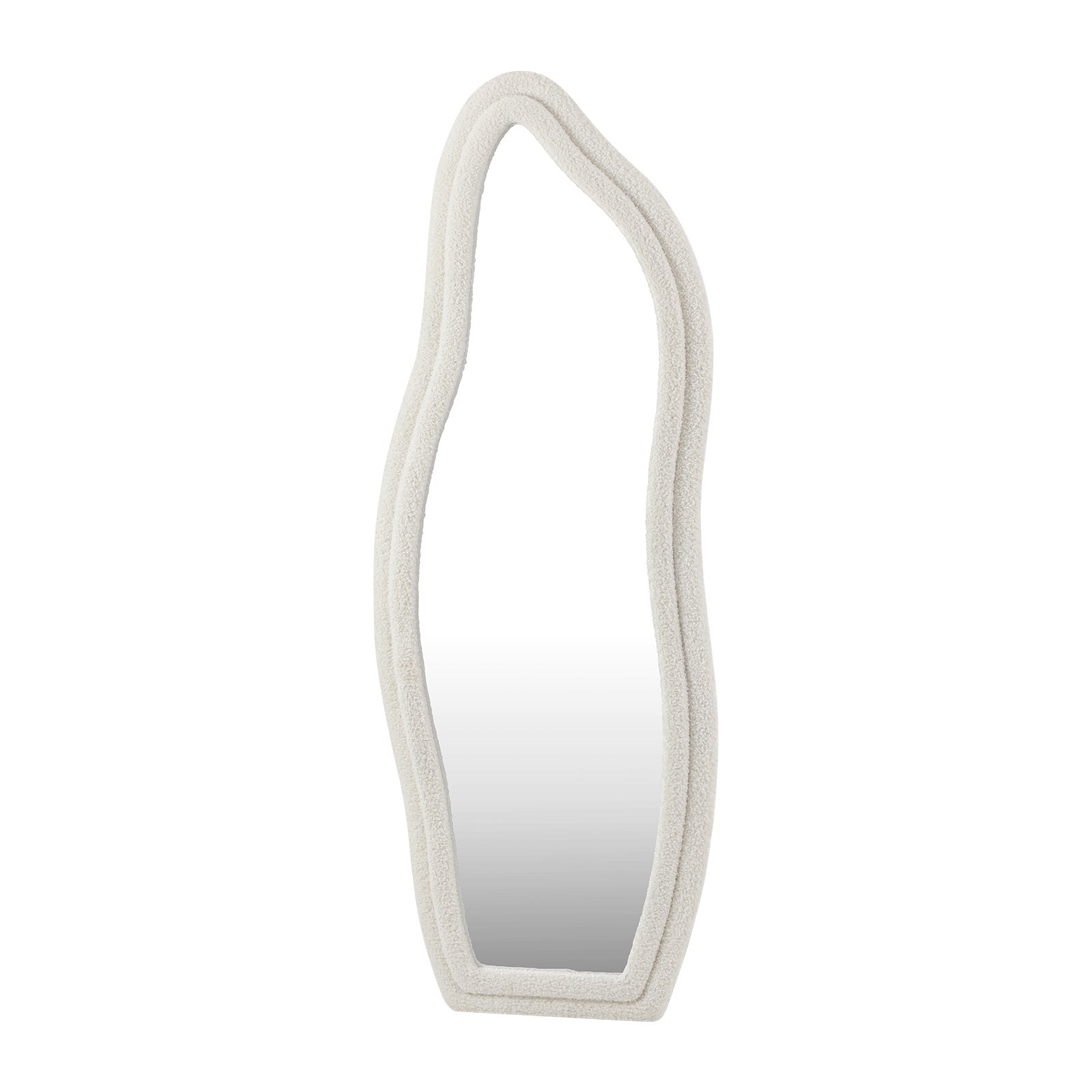 Oikiture Full Length Mirror Boucle Floor Mirrors Dressing Wall Mounted 160cm - Sunyee