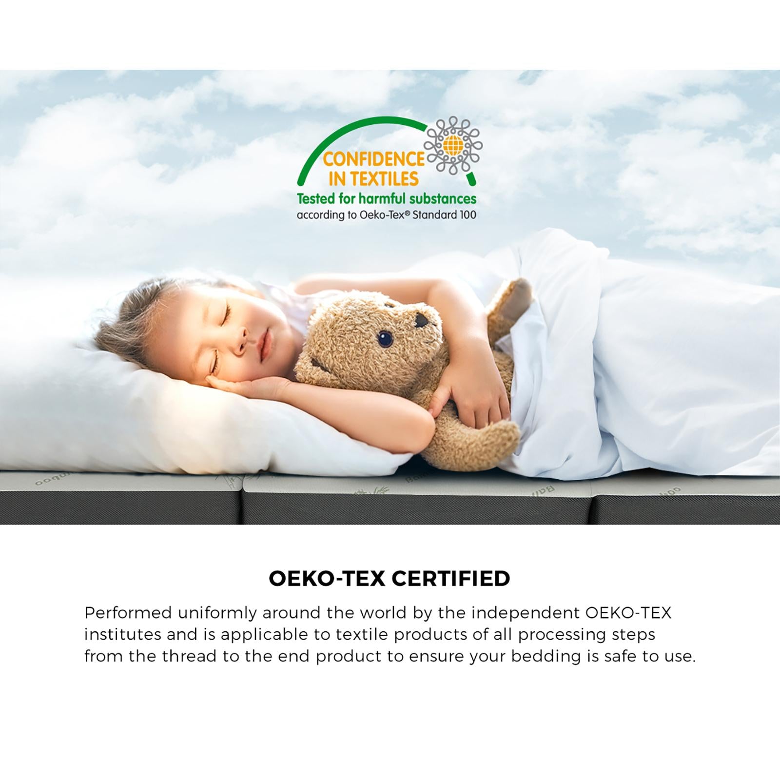 Bedra Folding Foam Mattress Sofa Bed Trifold Sleeping Mat Camping Cushion Single - Sunyee