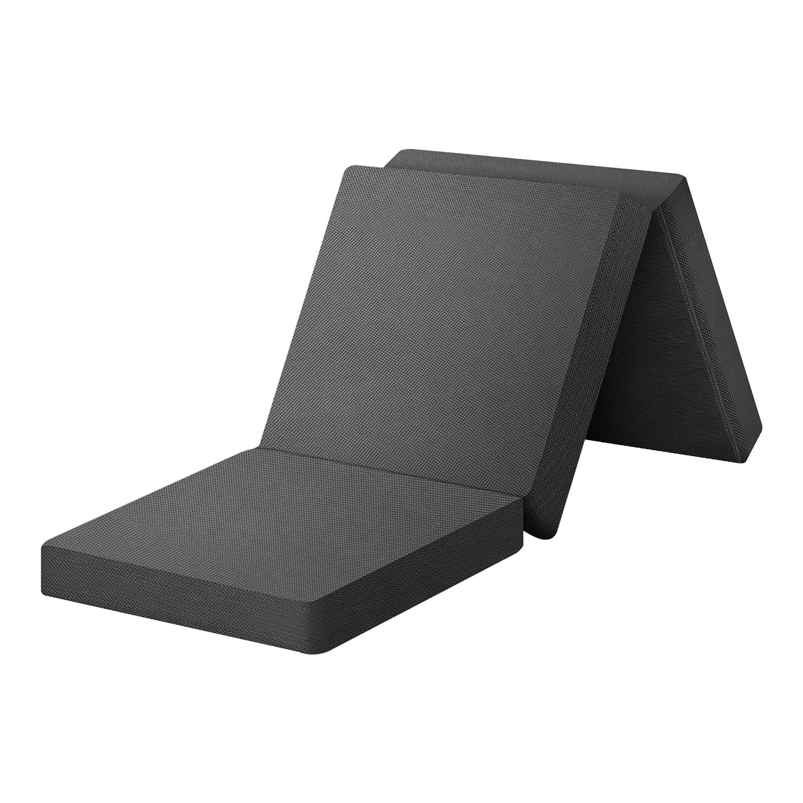 Bedra Folding Mattress Portable Single Sofa Foam Bed Camping Sleeping Pad Grey - Sunyee