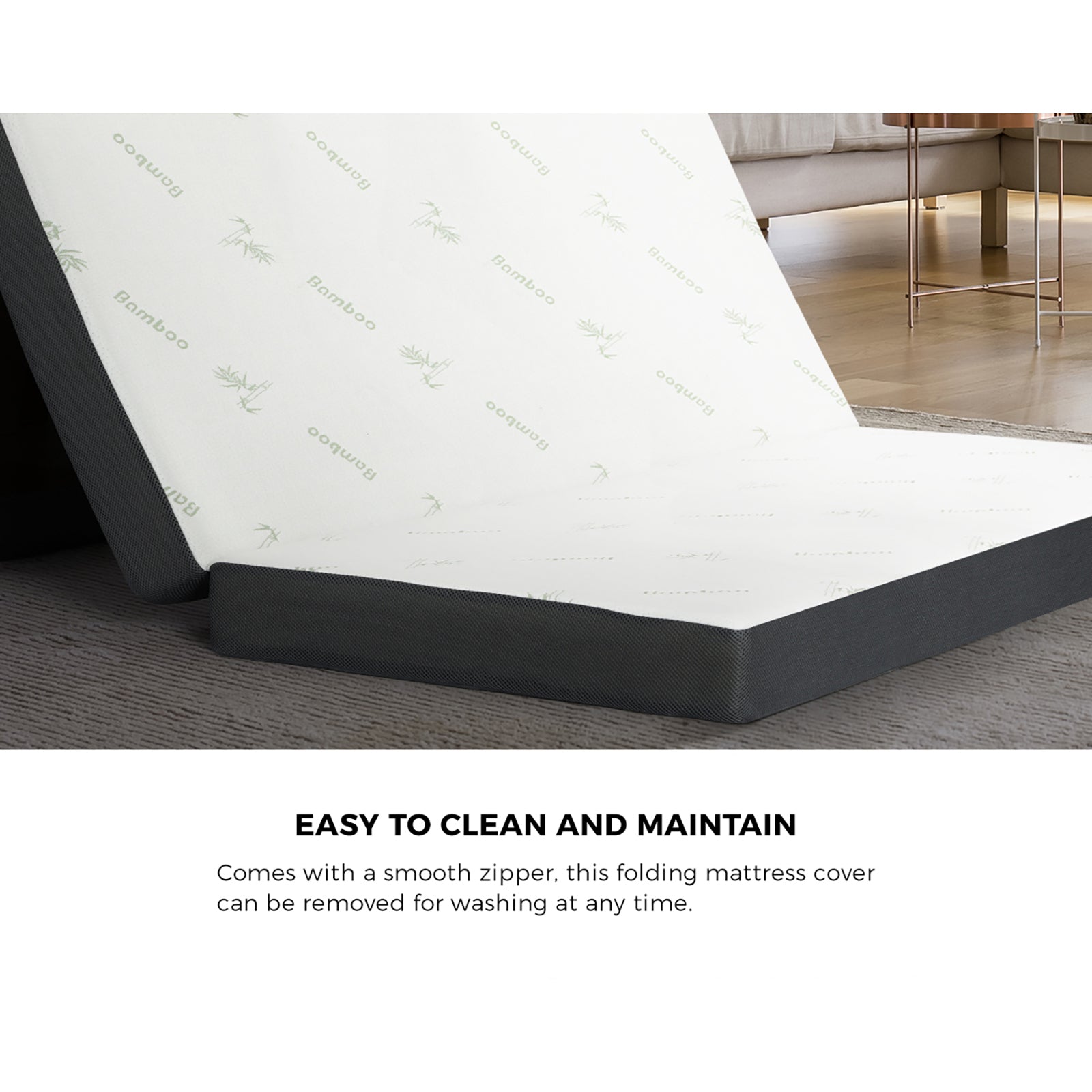 Bedra Folding Foam Mattress Sofa Bed Trifold Sleeping Mat Camping Cushion Double - Sunyee