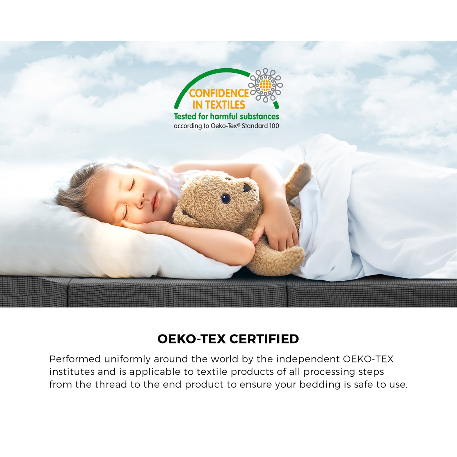 Bedra Foldable Mattress Folding Sofa Bed Trifold Sleeping Camping Cushion Single - Sunyee