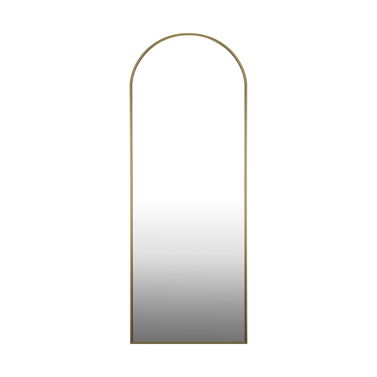 Oikiture 166x60cm Full Length Mirror Dressing Floor Mirrors Free Standing Gold - Sunyee