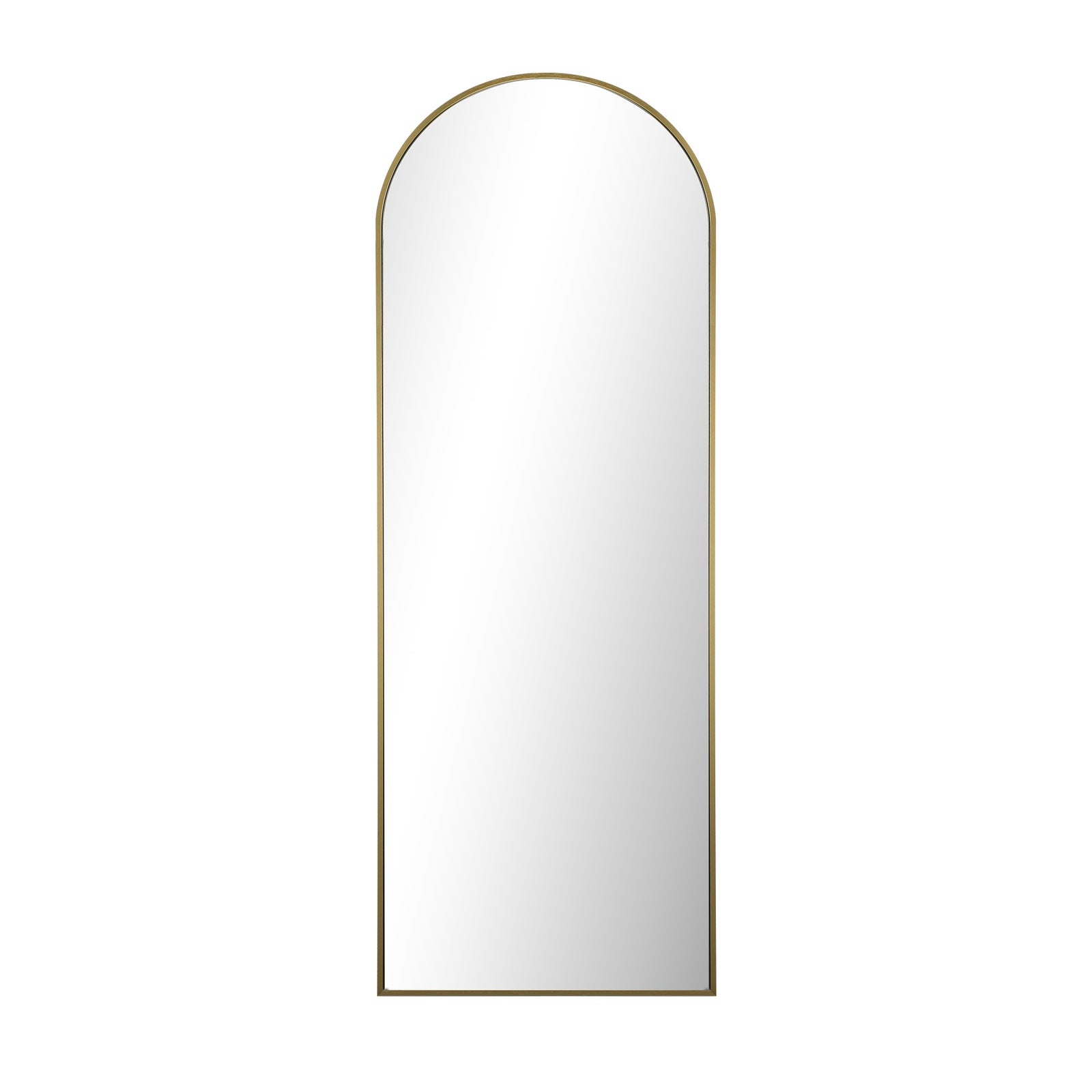 Oikiture 180x70cm Full Length Mirror Dressing Floor Mirrors Free Standing Gold - Sunyee