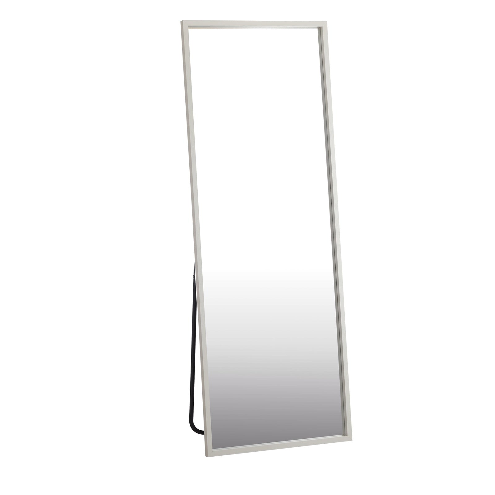 Oikiture Wooden Full Length Mirror 166x60cm Floor Mirrors Free Standing White - Sunyee