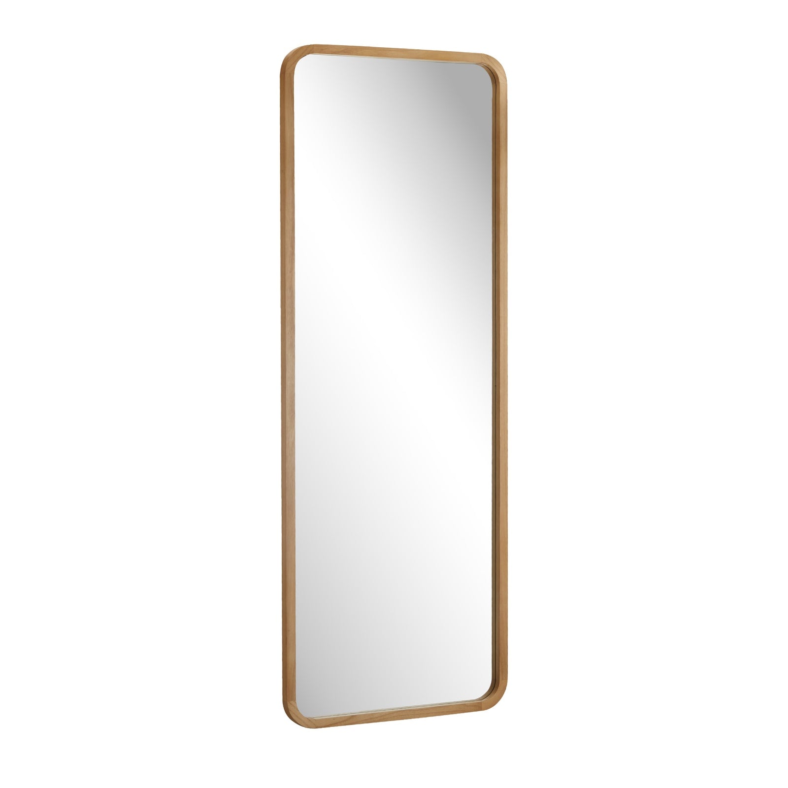 Oikiture Wooden Full Length Mirror 180x70cm Rectangle Dressing Floor Mirrors - Sunyee