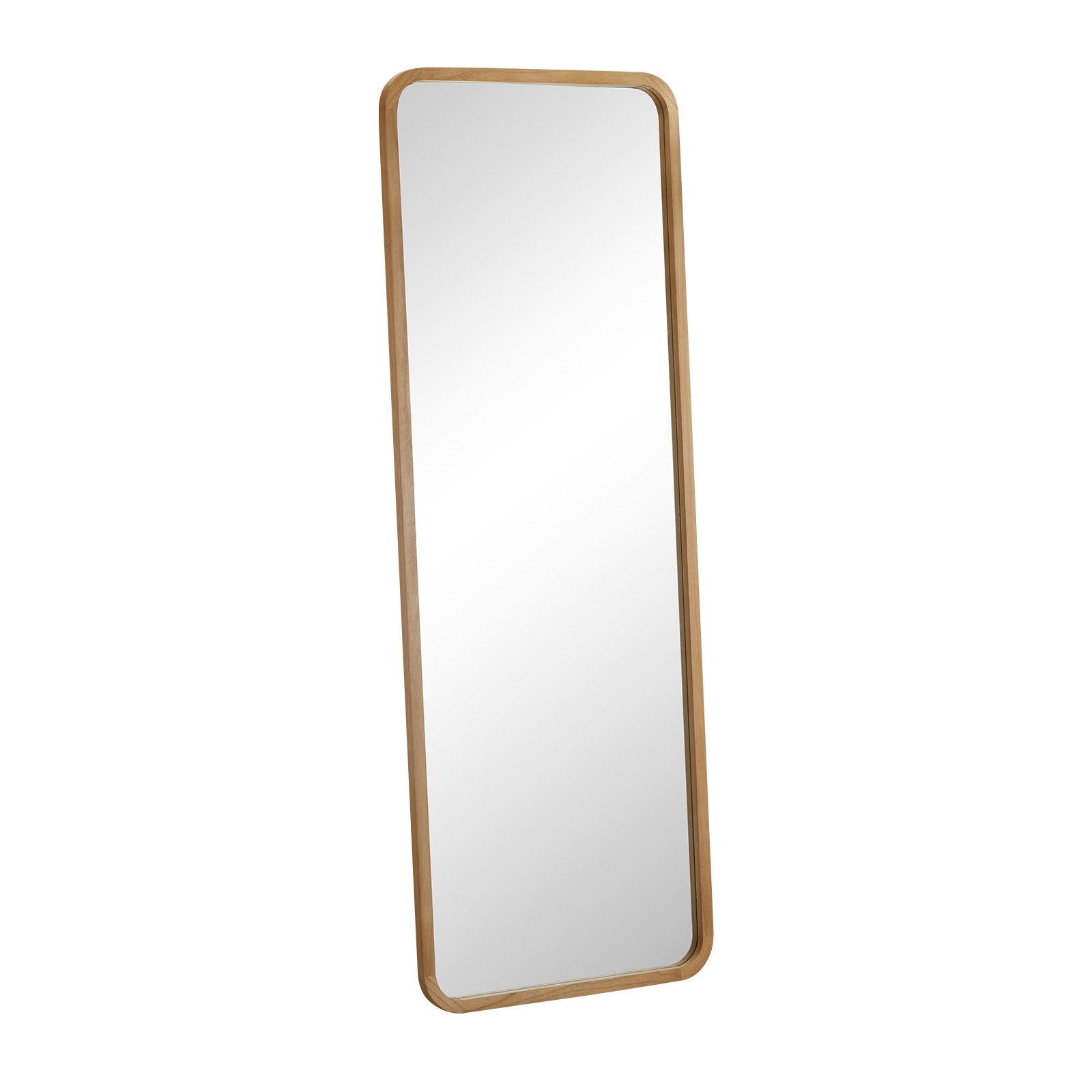 Oikiture Wooden Full Length Mirror 180x70cm Rectangle Dressing Floor Mirrors - Sunyee