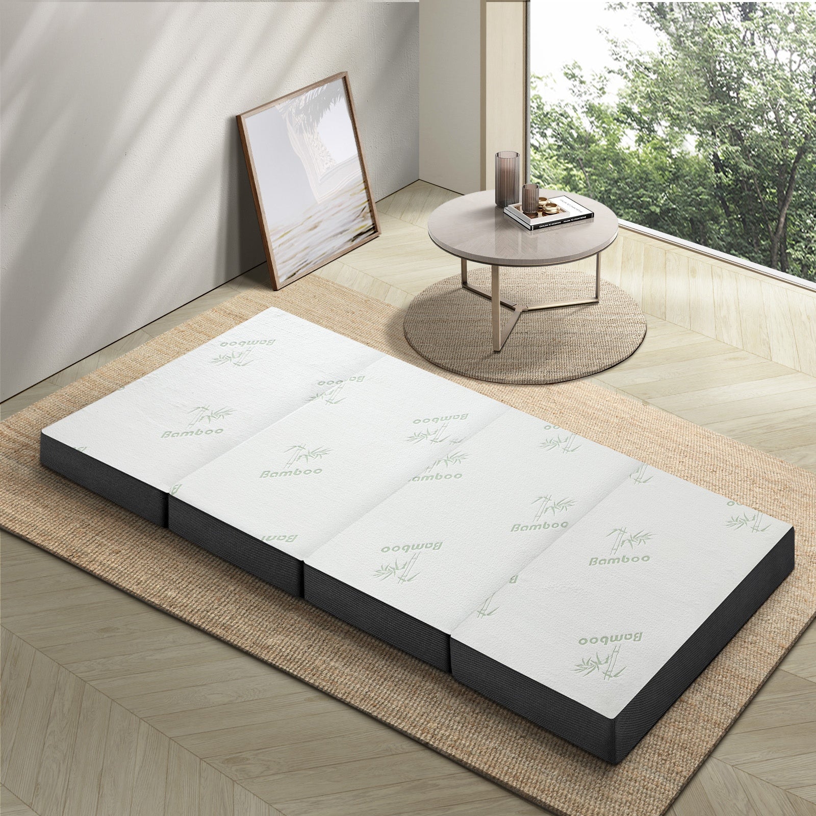 Bedra Folding Mattress Foldable Bed 3 4 Fold Sleeping Floor Mat Camping Cushion - Sunyee