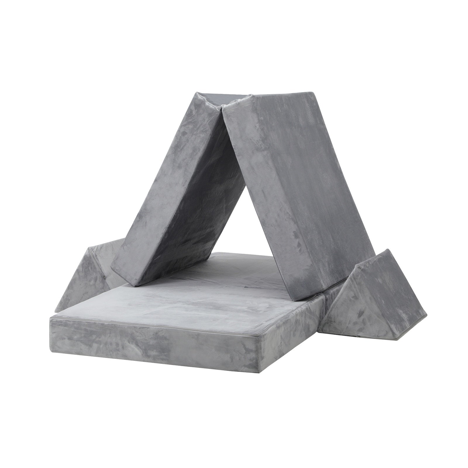 Oikiture 4Pcs Kids Sofa Play Couch Modular Lounge Cushion Convertible Playset - Sunyee