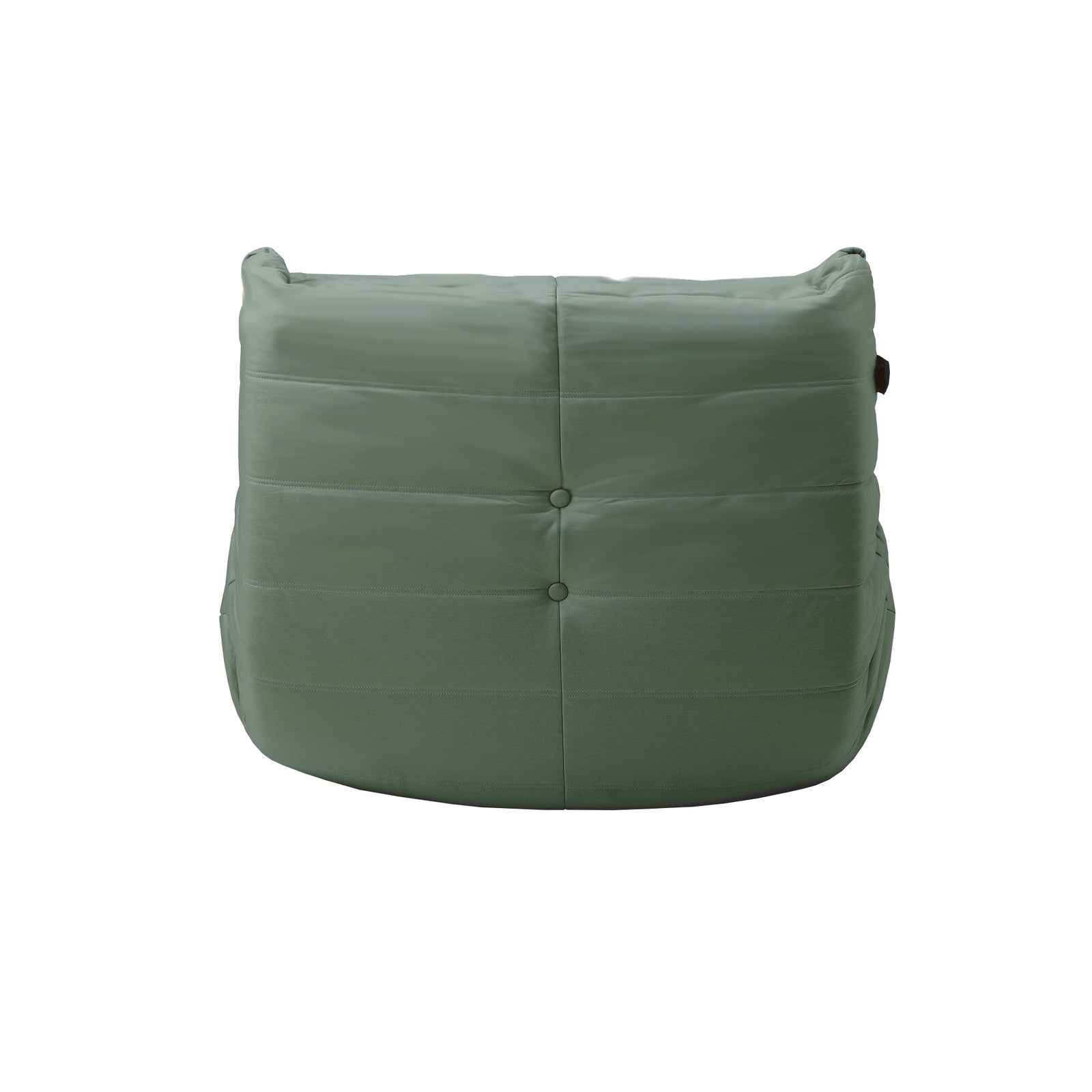 Oikiture 2X Floor Sofa Lounge Caterpillar Lazy Couch Single Chair Pouffe Green - Sunyee
