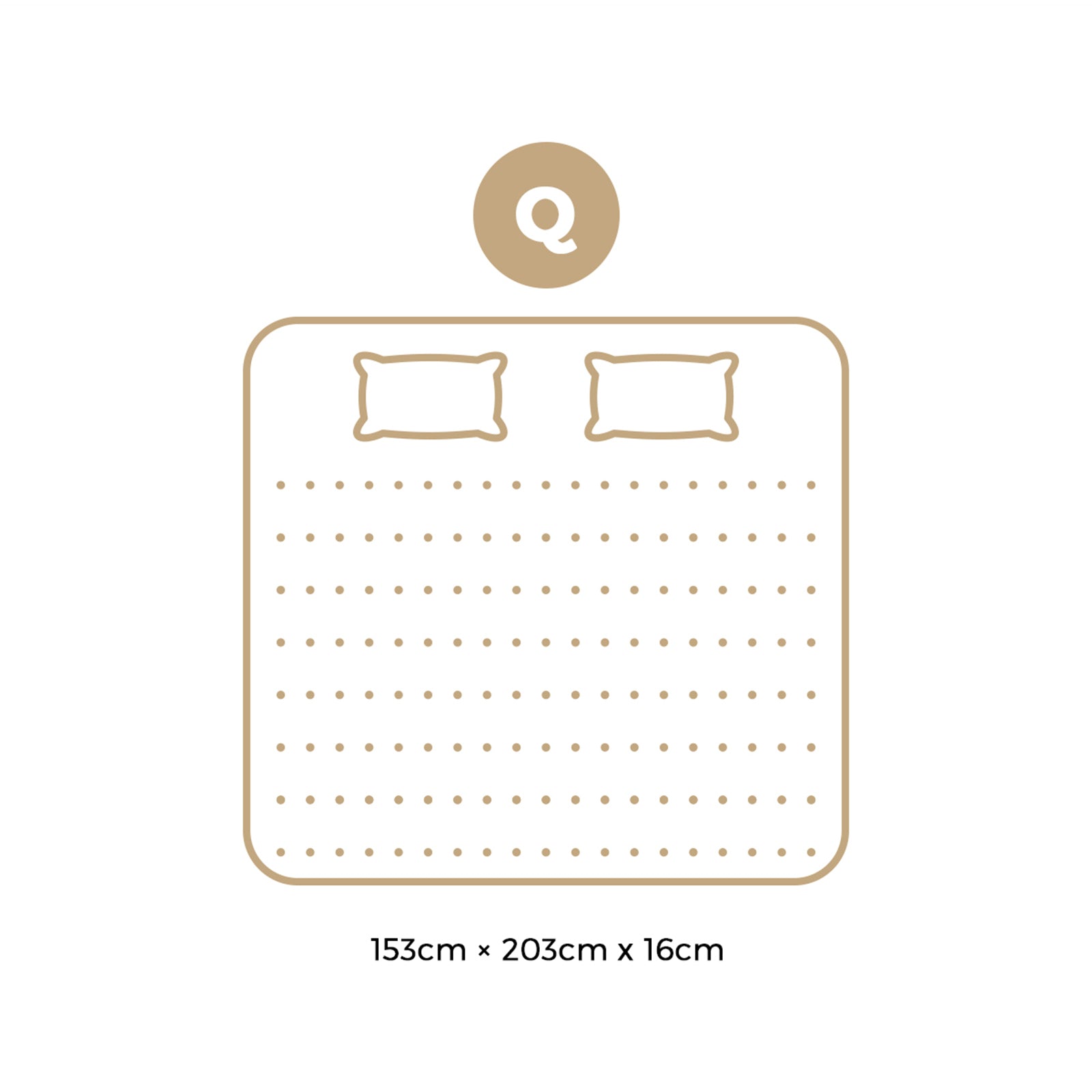 Bedra Mattress Gel Memory Foam Mattresses Queen Bed No Spring Firm Flippable - Sunyee