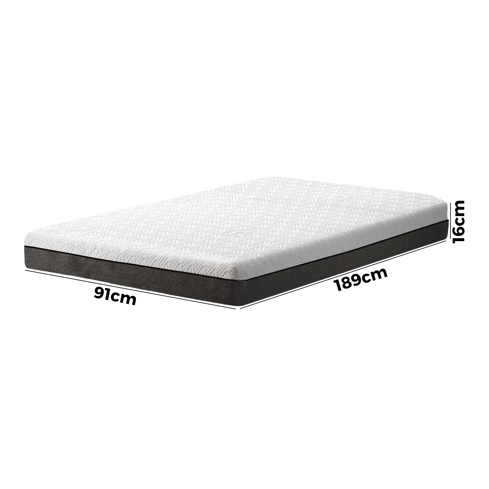 Bedra Mattress No Spring Single Cool Gel Memory Foam Bed Mattresses Medium Firm - Sunyee
