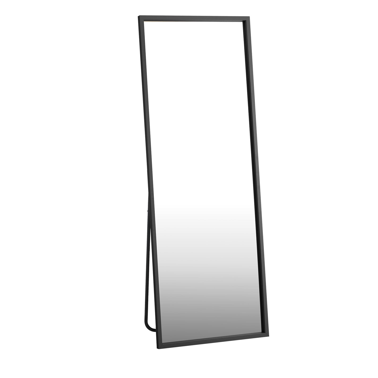 Oikiture Wooden Full Length Mirror 166x60cm Floor Mirrors Free Standing Black - Sunyee