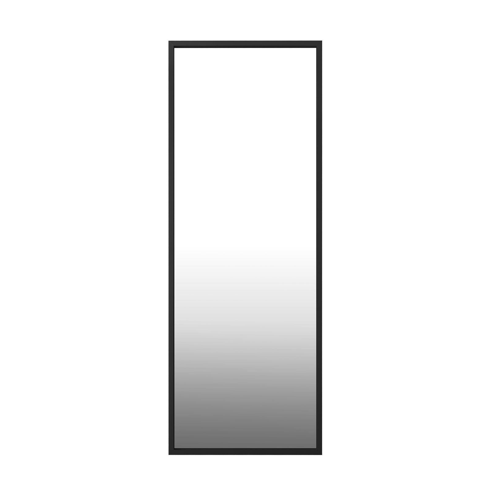 Oikiture Wooden Full Length Mirror 166x60cm Floor Mirrors Free Standing Black - Sunyee