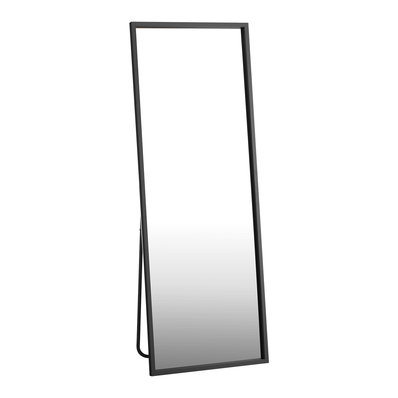 Oikiture Wooden Full Length Mirror 166x60cm Floor Mirrors Free Standing Black - Sunyee