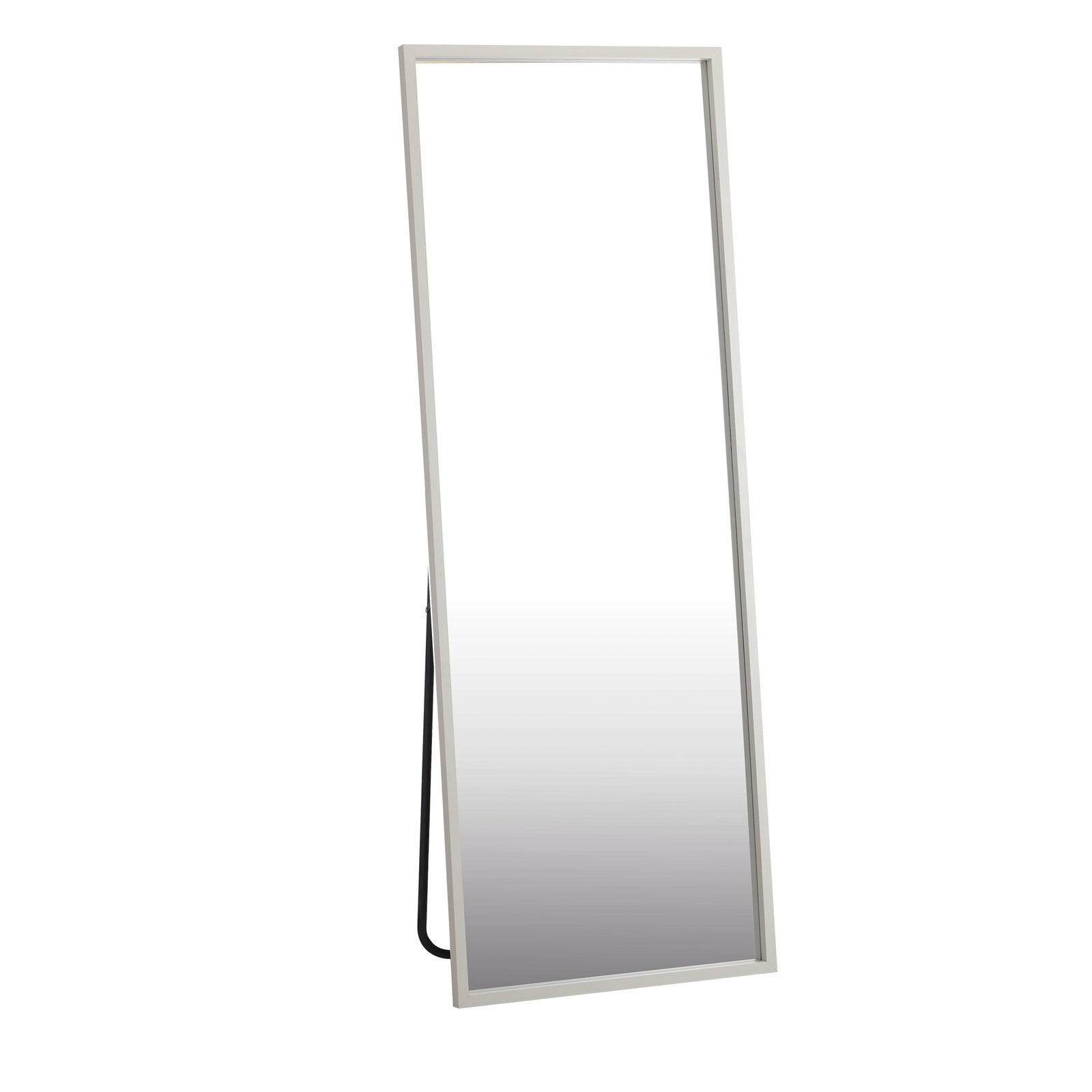 Oikiture Wooden Full Length Mirror 166x60cm Floor Mirrors Free Standing White - Sunyee