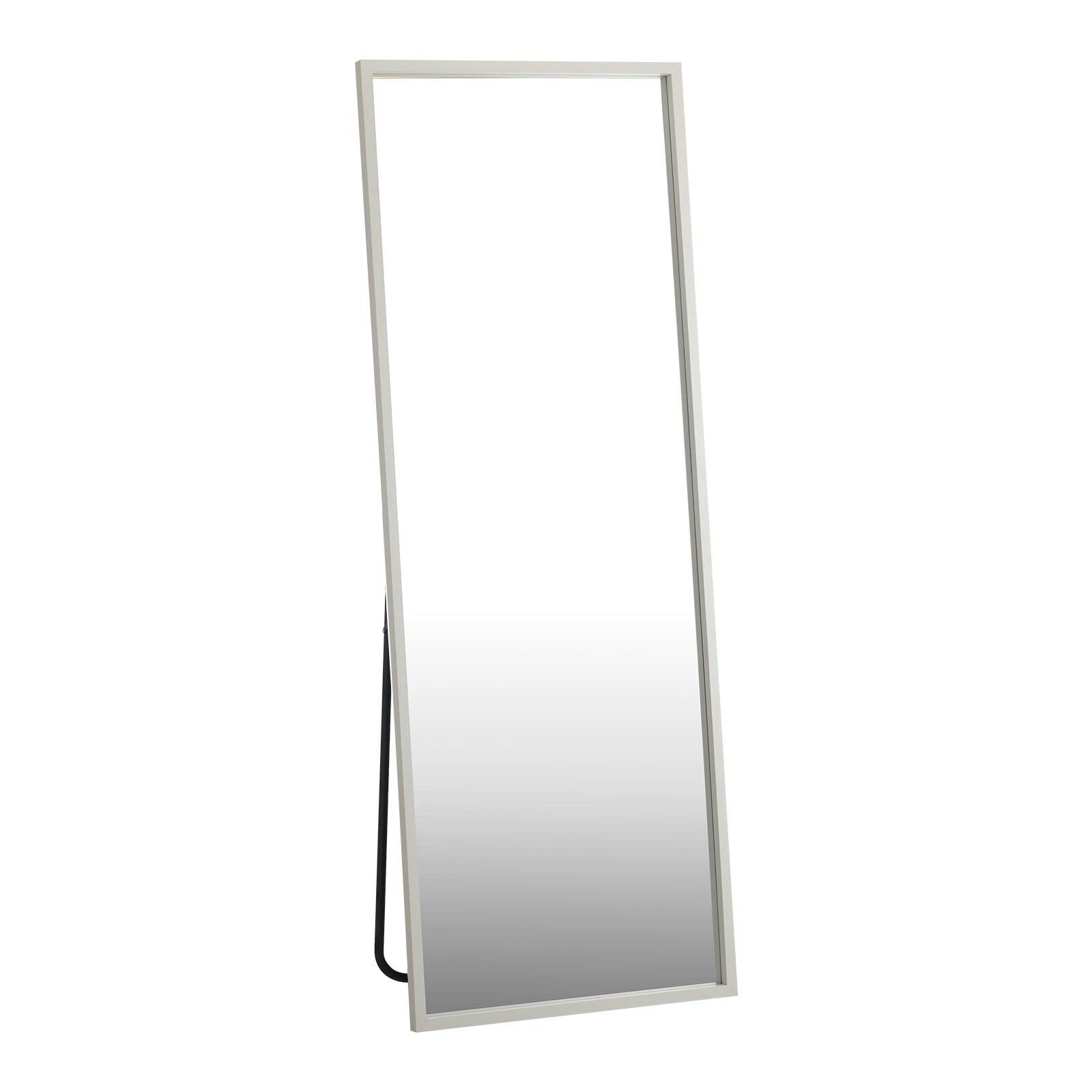 Oikiture Wooden Full Length Mirror 166x60cm Floor Mirrors Free Standing White - Sunyee