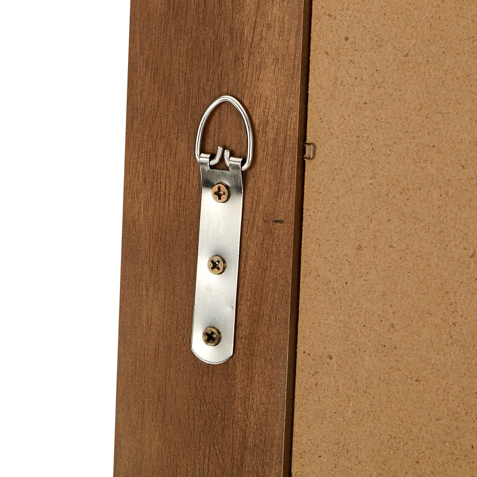 Oikiture Full Length Arch Mirror 165x60cm Brown Wood Top Rounded Corner Bedroom - Sunyee