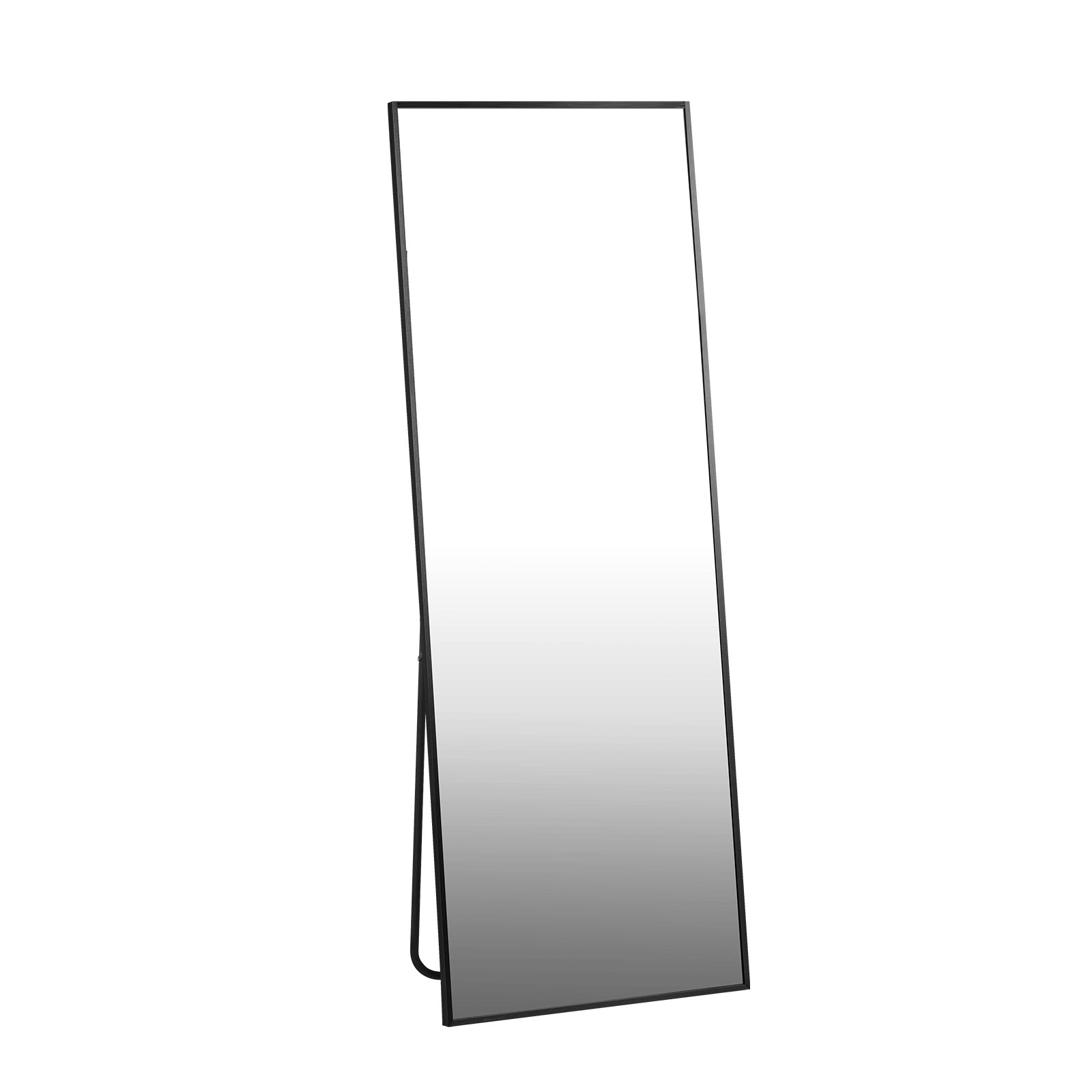 Oikiture 166x60cm Full Length Mirror Dressing Floor Mirrors Free Standing Black - Sunyee