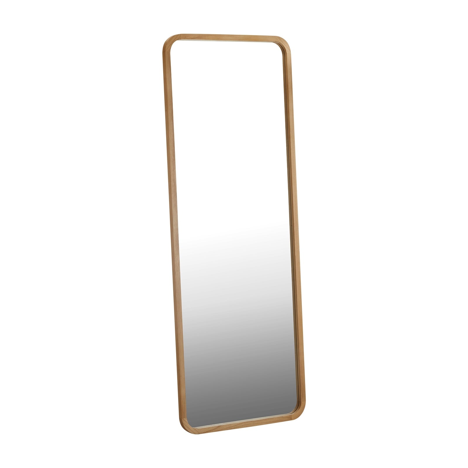 Oikiture Wooden Full Length Mirror 166x60cm Rectangle Dressing Floor Mirrors - Sunyee