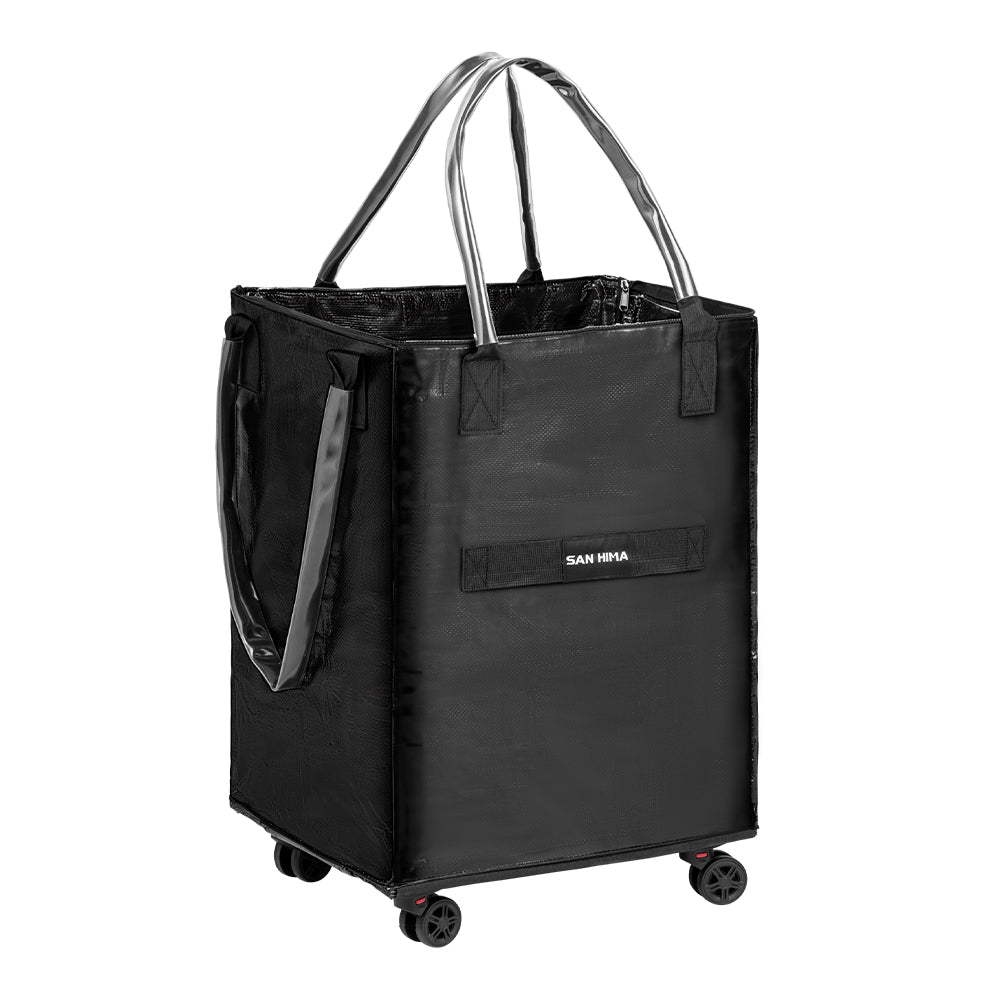 San Hima Rolling Trolley Bag Wheeled Travel Tote Durable Shopping Cart 100L - Sunyee