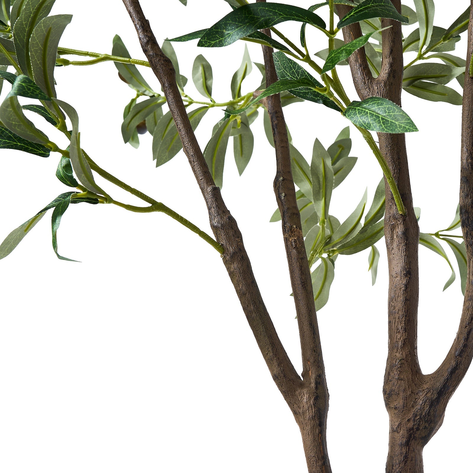 Livsip 2 Pack Artificial Olive Tree Tall Faux Potted Plants Home Decor 210cm - Sunyee