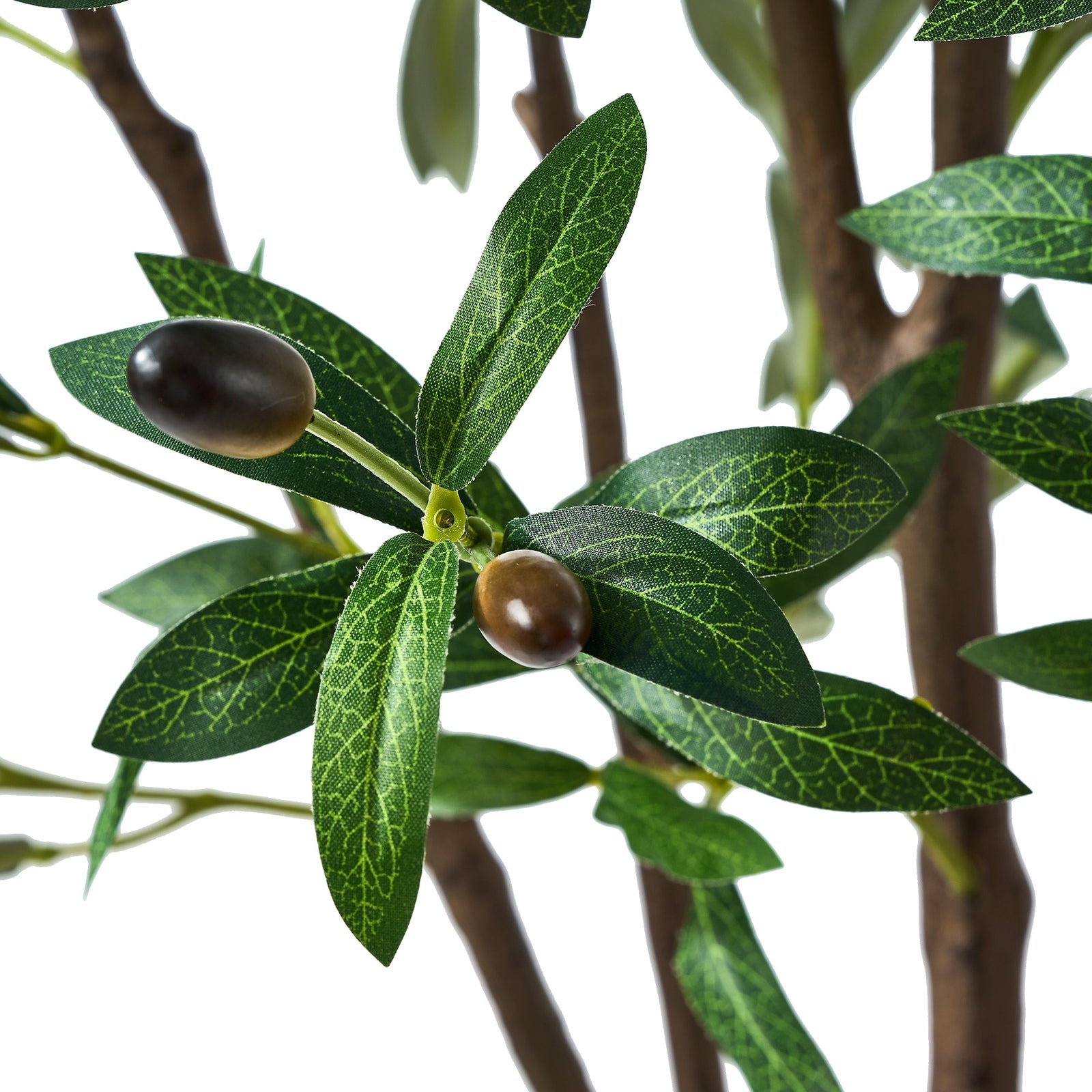 Livsip 210cm Artificial Olive Tree Lifelike Tall Faux Potted Plants Home Decor - Sunyee
