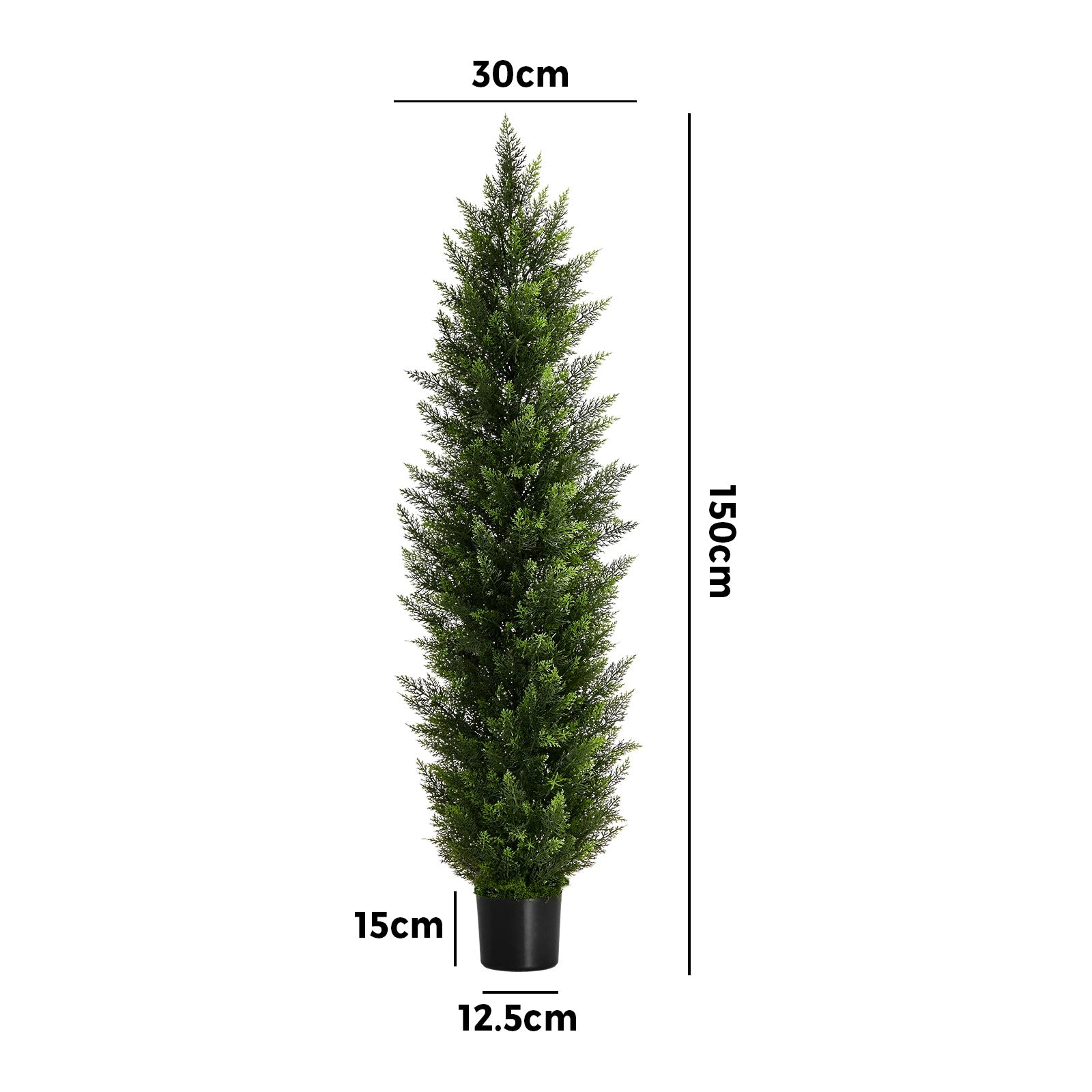 Livsip 150cm Artificial Topiary Cedar Tree Faux Pine Plant Home Garden Decor