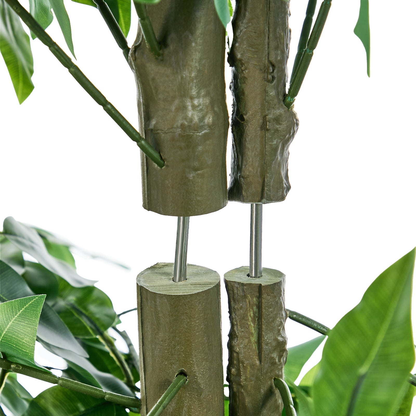 Livsip 2 Pack Artificial Ficus Tree 150cm Potted Faux Plant Outdoor Home Decor