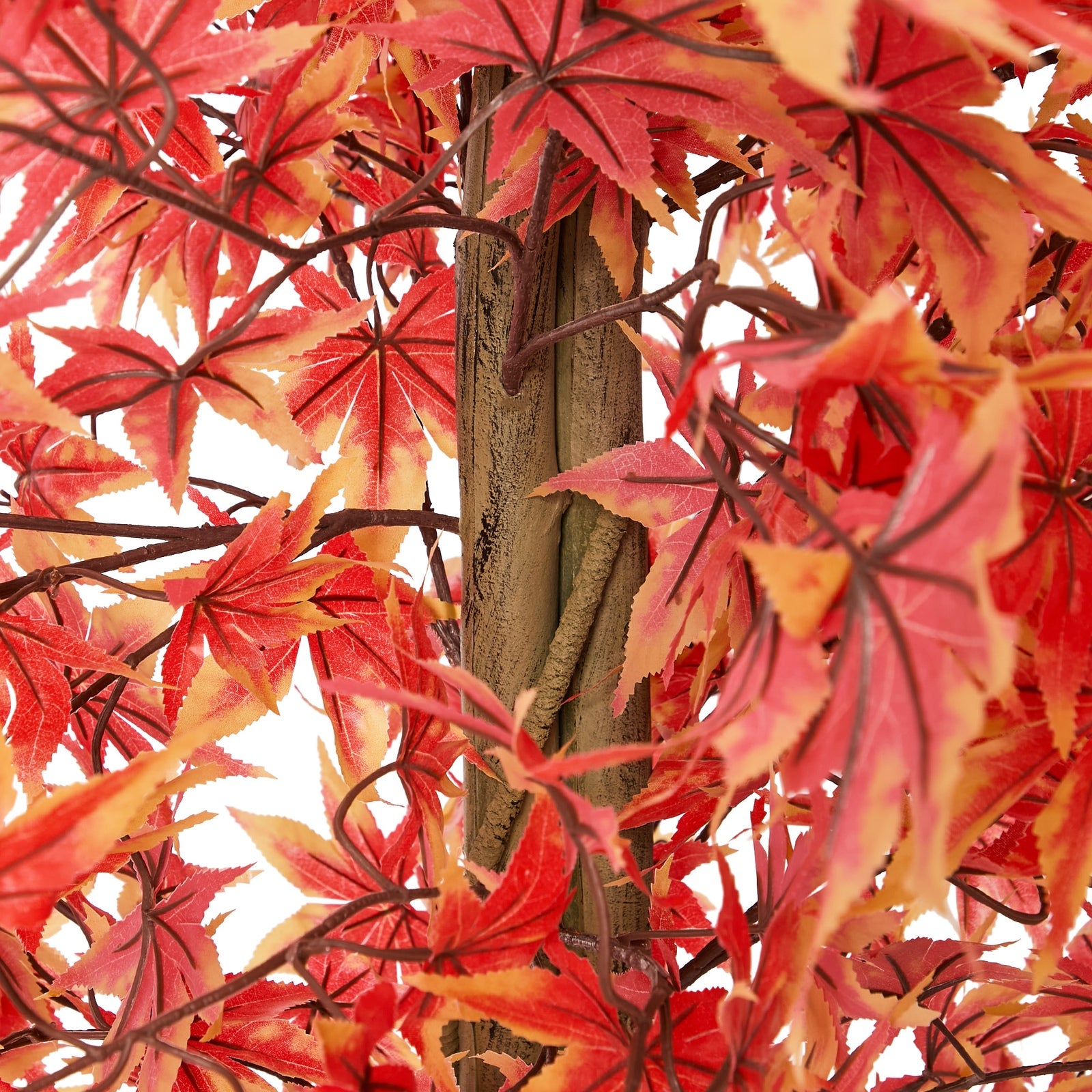 Livsip 2 Pack Artificial Red Maple Tree 180cm Potted Faux Plant Home Decor
