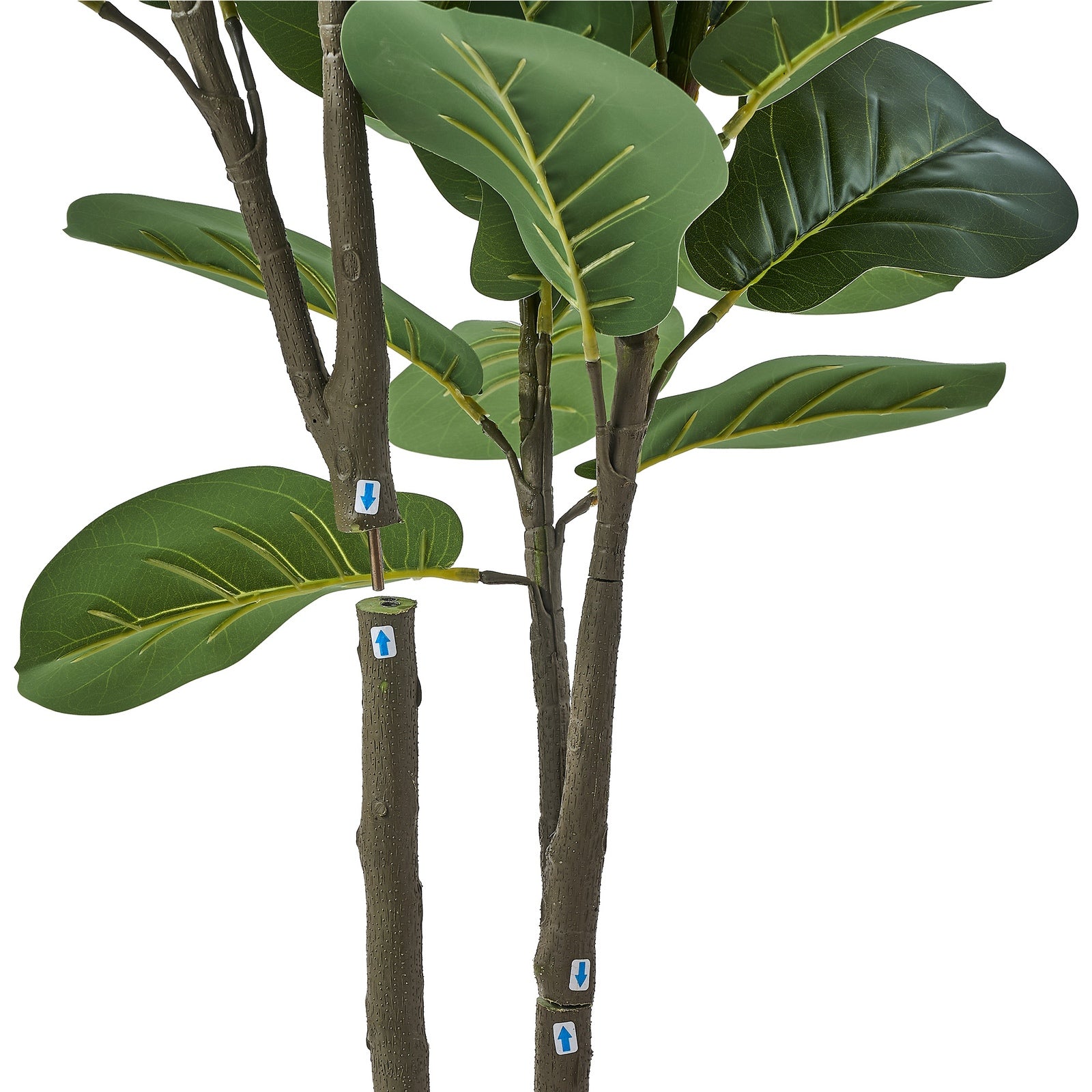 Livsip 2x Artificial Fiddle Leaf Fig Tree Lifelike Faux Plants Home Decor 150cm - Sunyee