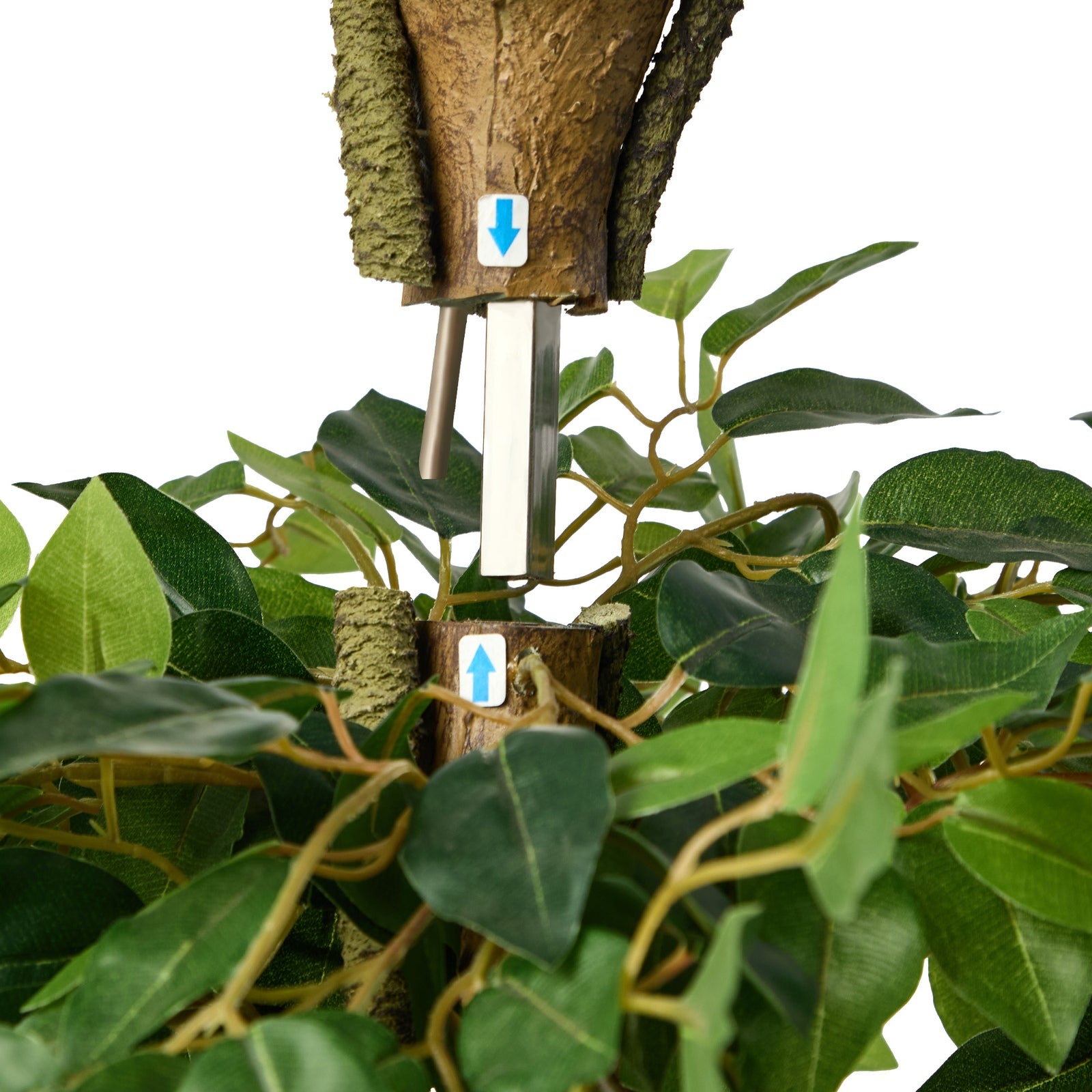 Livsip 180cm Artificial Ficus Tree Large Twisted Ficus Faux Potted Plant - Sunyee