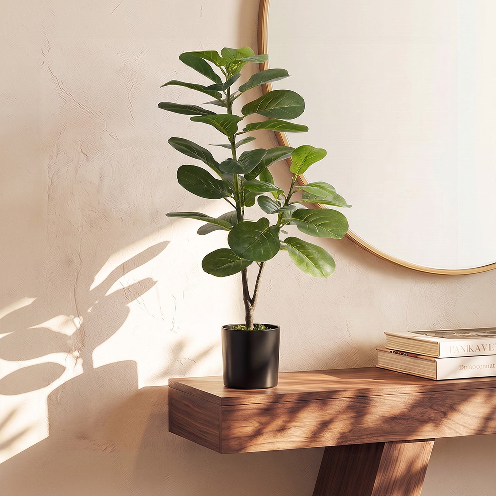 Livsip 2 Pack 95cm Artificial Fiddle Leaf Fig Tree Potted Faux Plant Home Decor