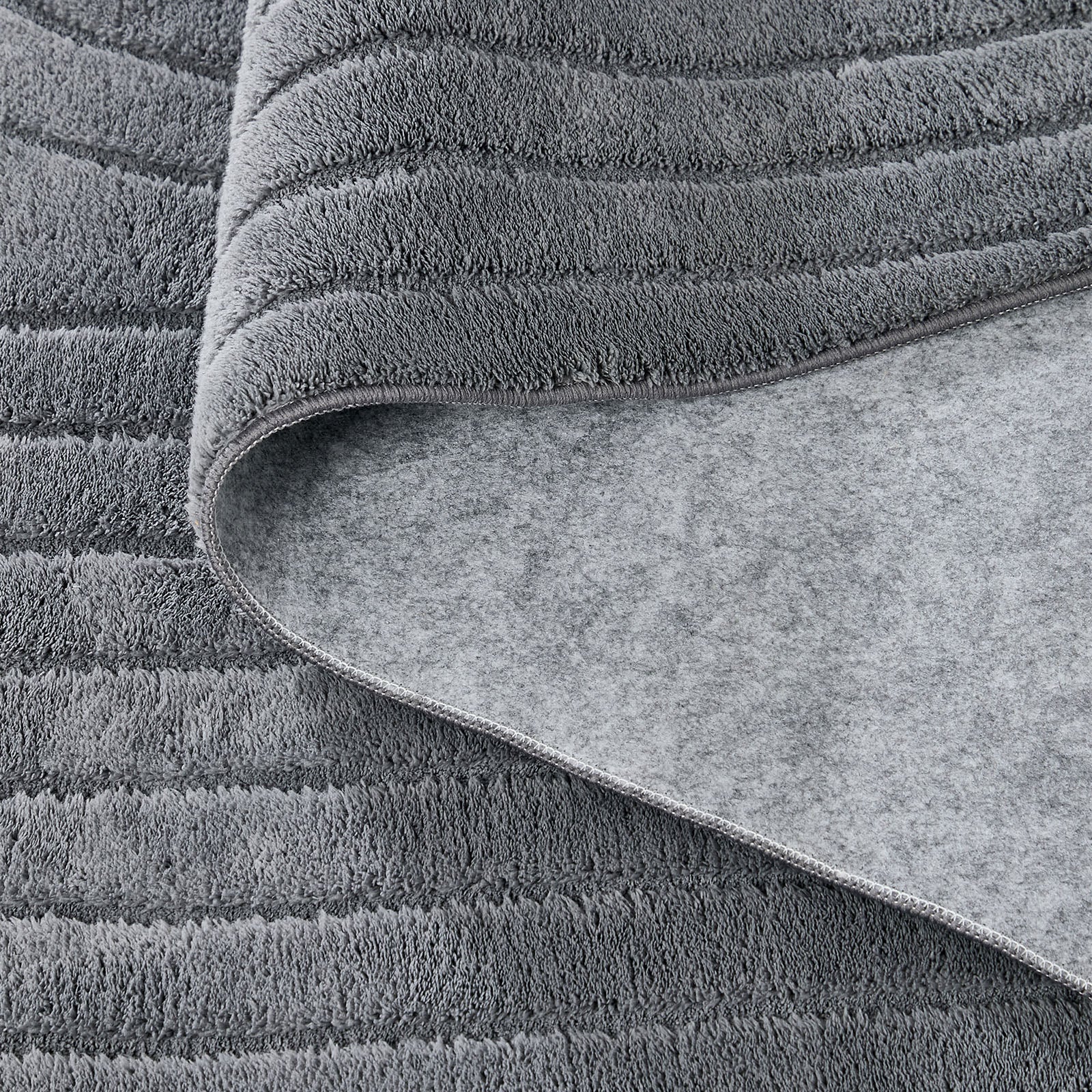 Oikiture Geometric Arch Jacquard Area Rug Modern Floor Carpet 160X230cm Grey