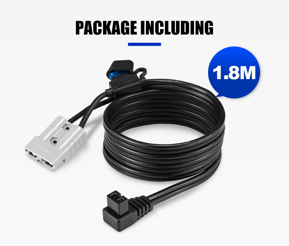 Atem Power 12V Fridge Cable C11 Connector to Anderson Style Plug 1.8M Cable Lead - Sunyee