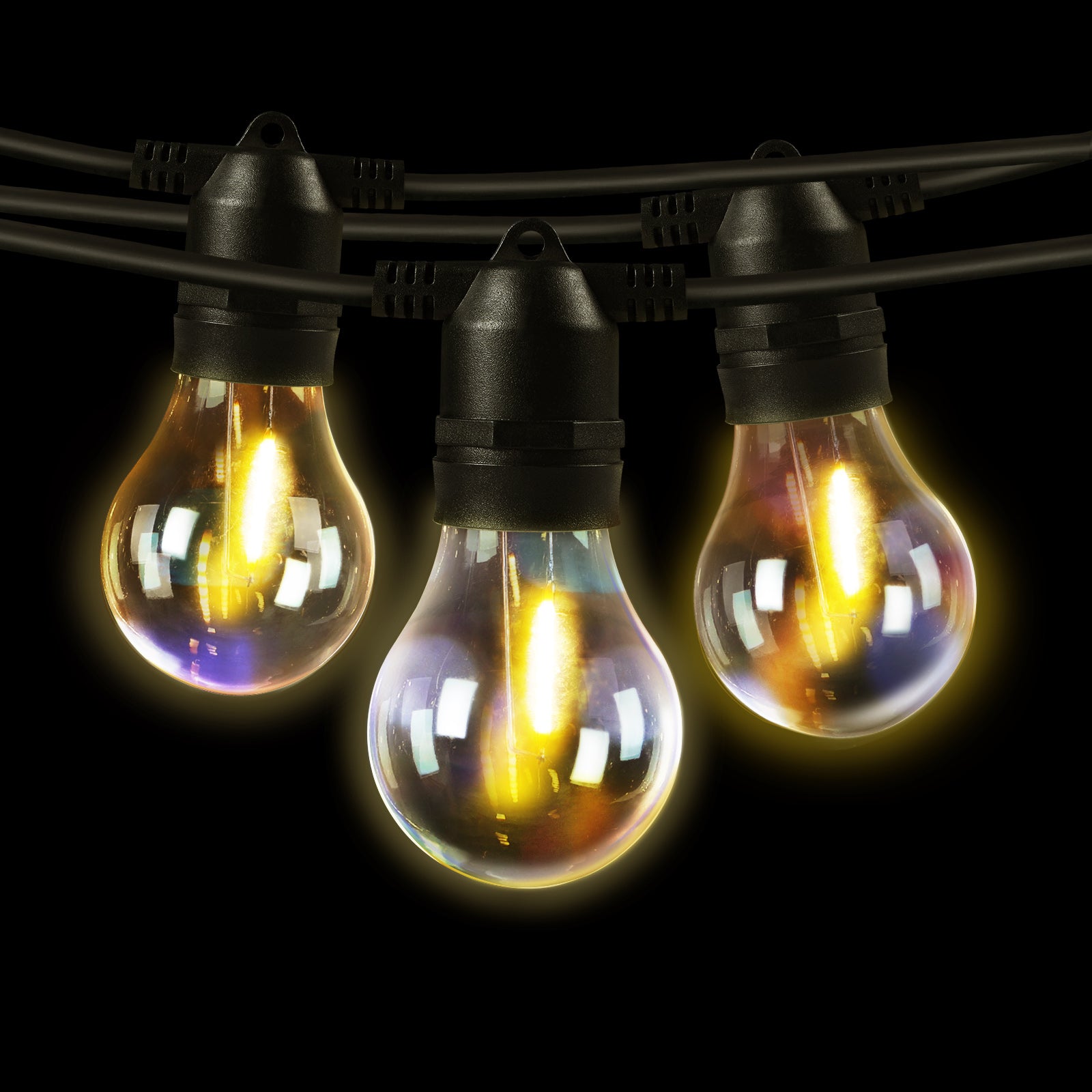 Mazam 14M Festoon String Lights LED Christmas Waterproof Wedding Party Outdoor - Sunyee