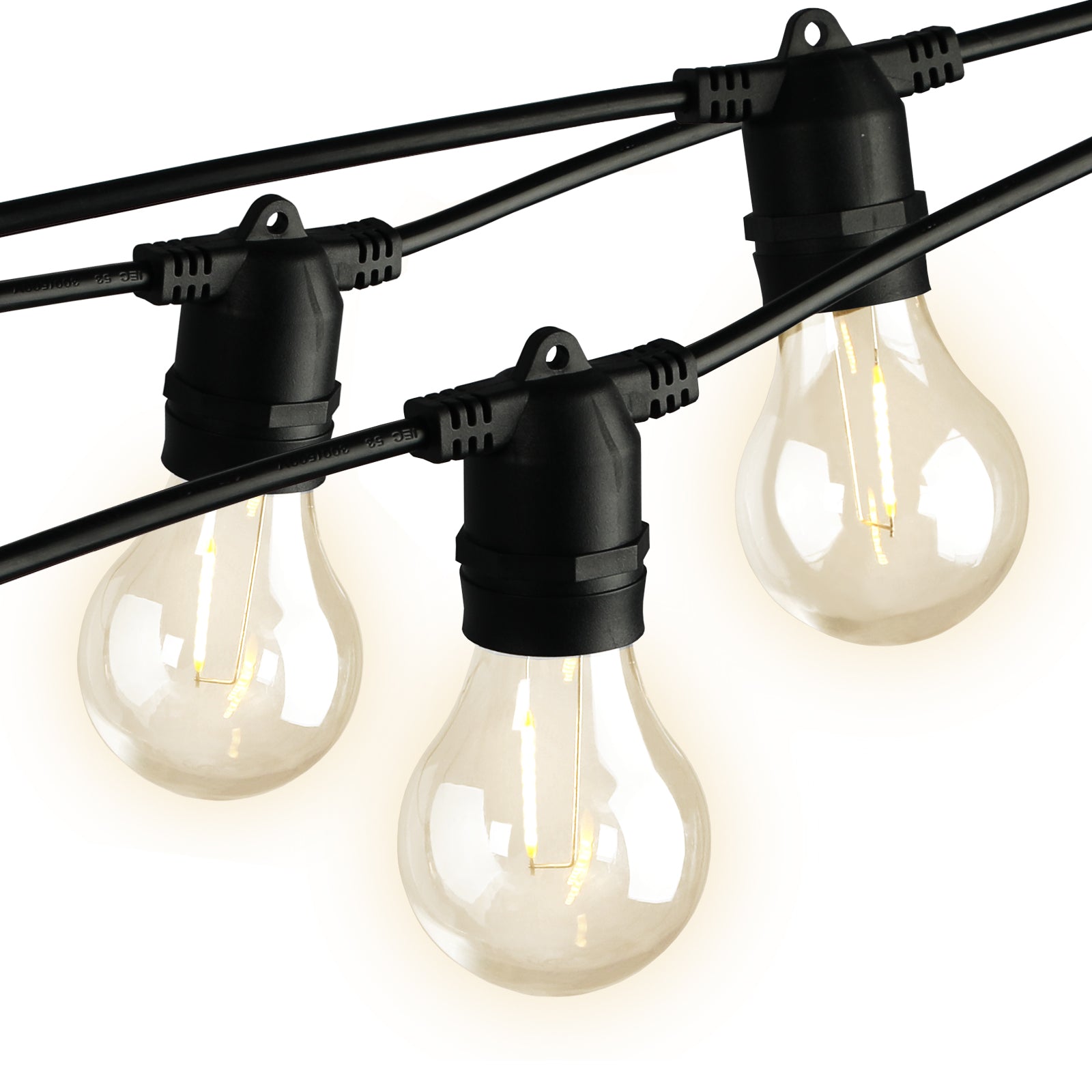 Mazam 30M Festoon String Lights LED Christmas Waterproof Wedding Party Outdoor - Sunyee