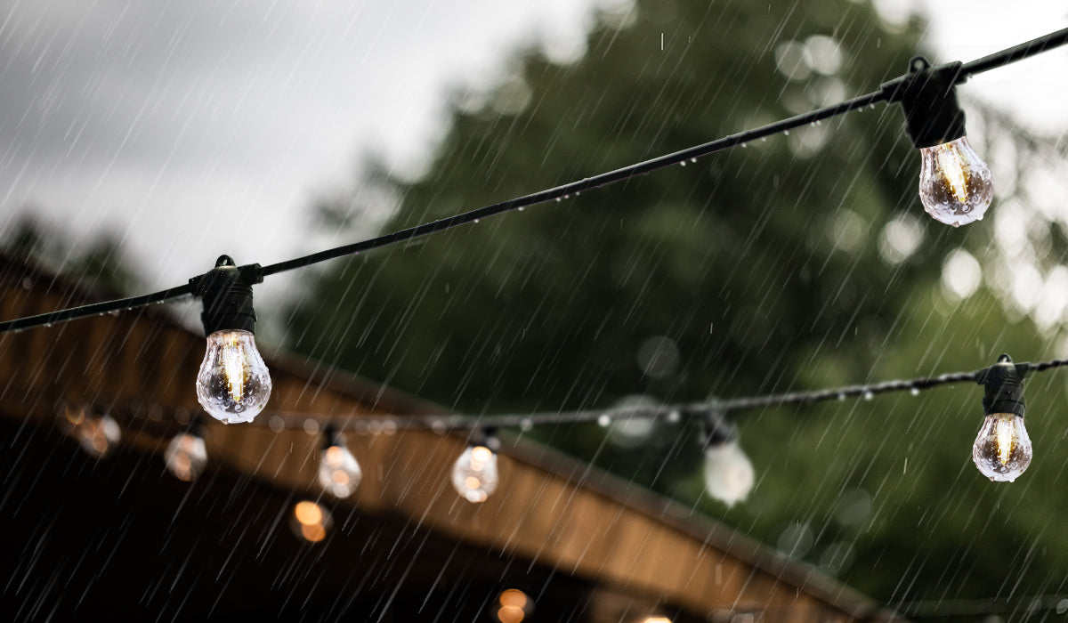 Mazam 60M Festoon String Lights LED Christmas Waterproof Wedding Party Outdoor - Sunyee