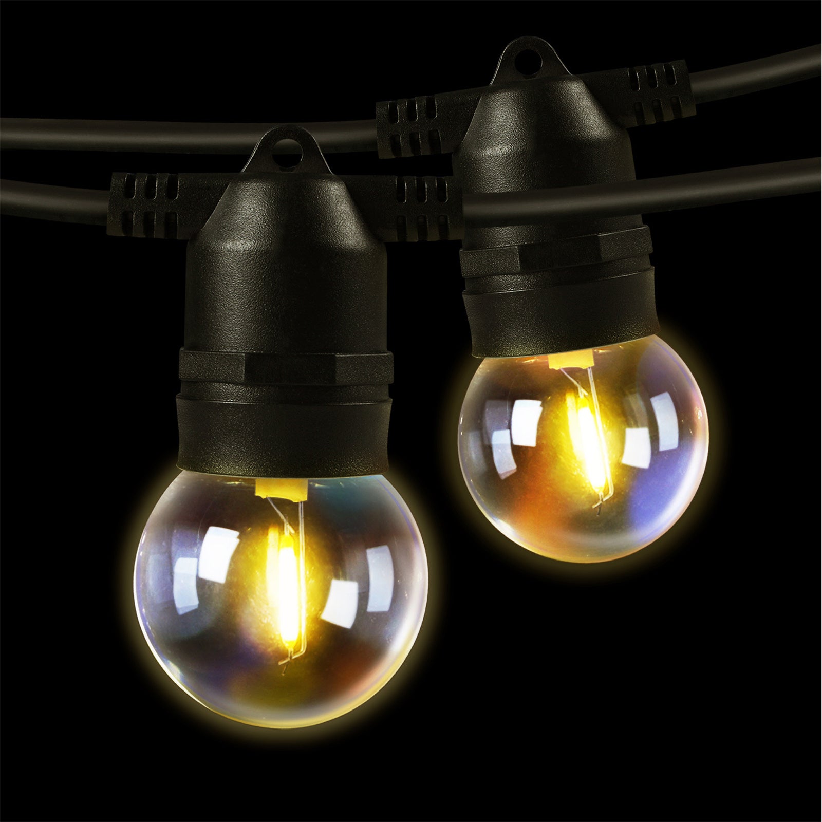 Mazam 41M LED Festoon Lights String Light Waterproof Wedding Party Garden - Sunyee