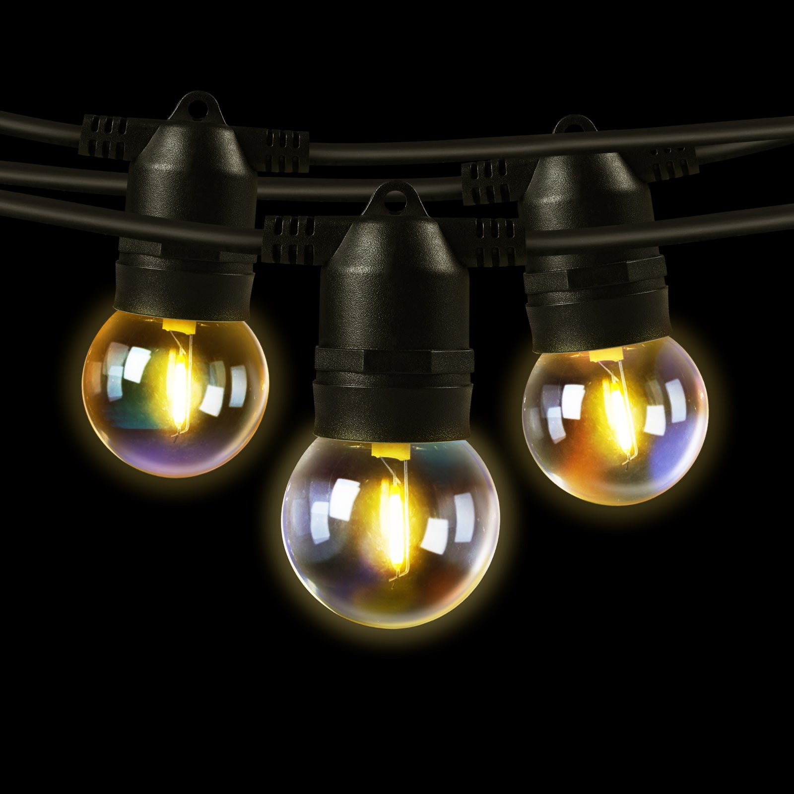 Mazam 41M LED Festoon Lights String Light Waterproof Wedding Party Garden - Sunyee