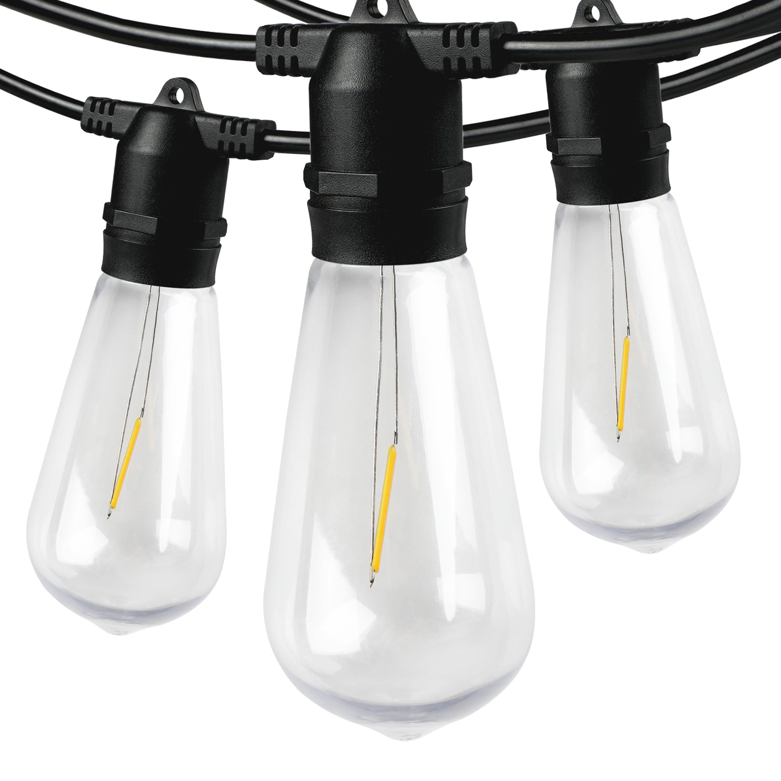 Mazam 50M LED Festoon Lights String Light Waterproof Outdoor Wedding Party - Sunyee