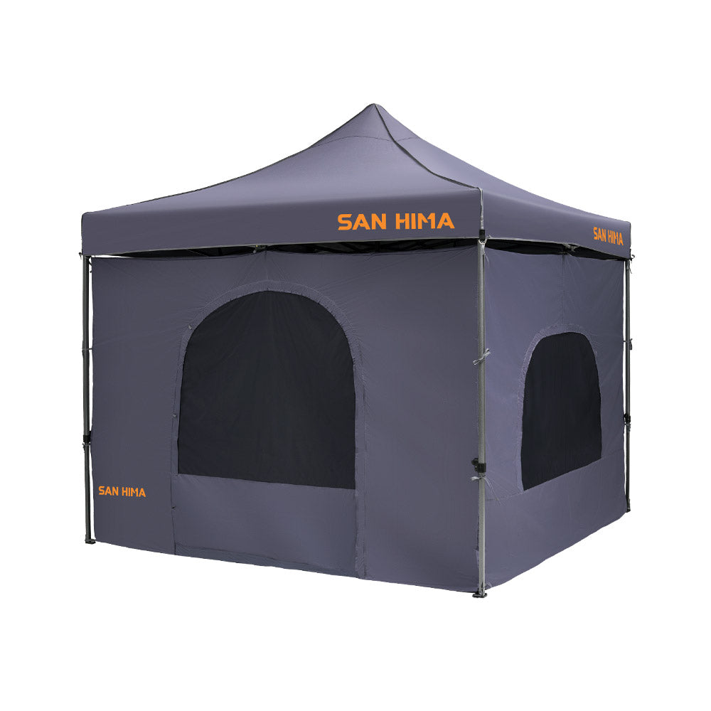 San Hima Portable Gazebo With Inner Tent 3m x 3m Folding Pop Up Outdoor Camping - Sunyee