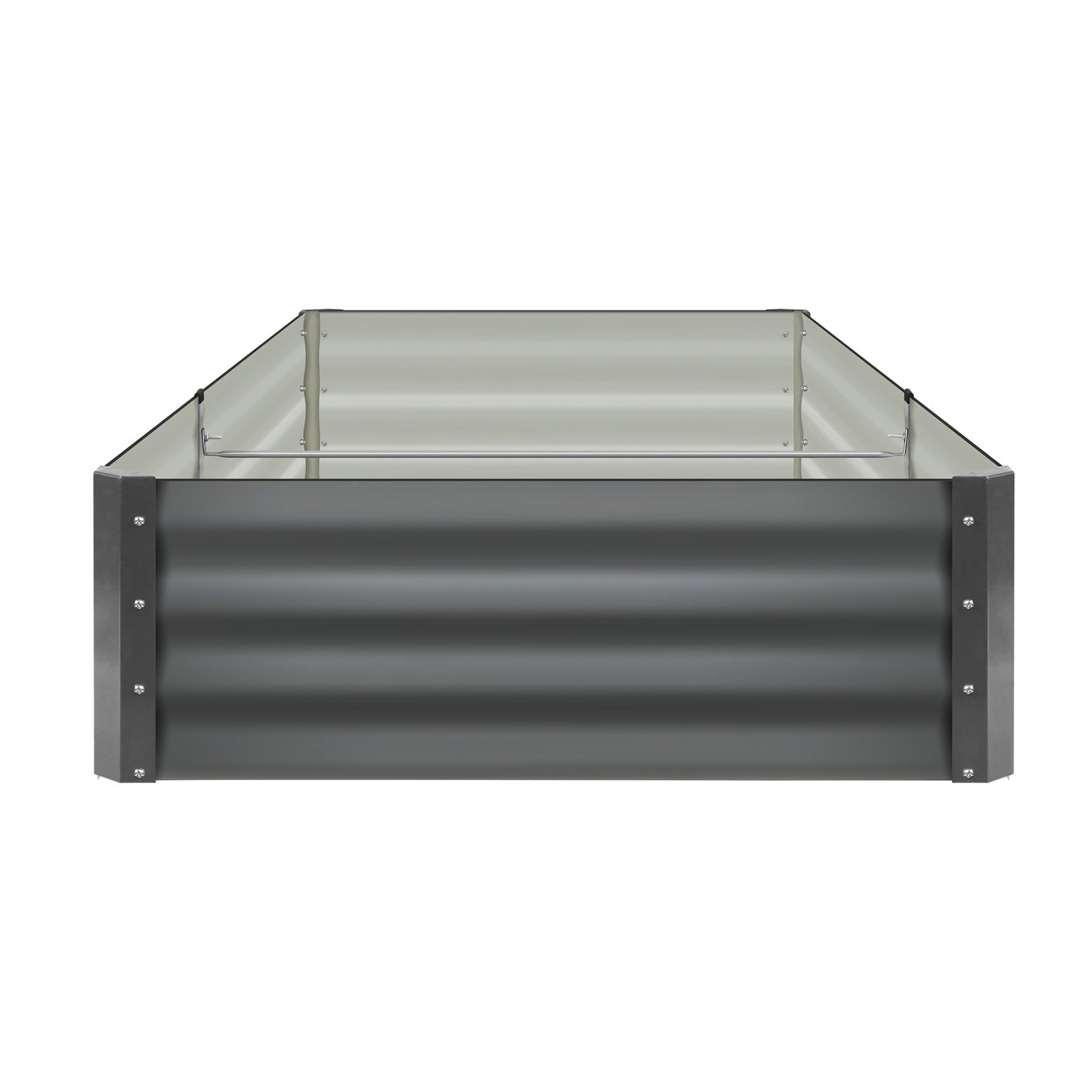 Livsip Garden Bed Raised Instant Planter x 2 Galvanised Steel 150 x 90 x 30CM - Sunyee