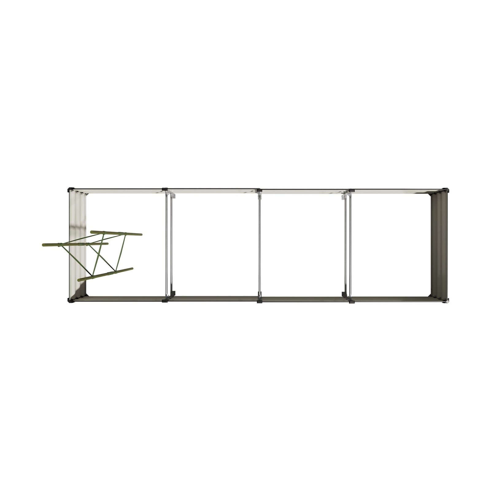 Livsip Garden Bed 290x90x30cm Planter Stand Box Raised Container Galvanise - Sunyee