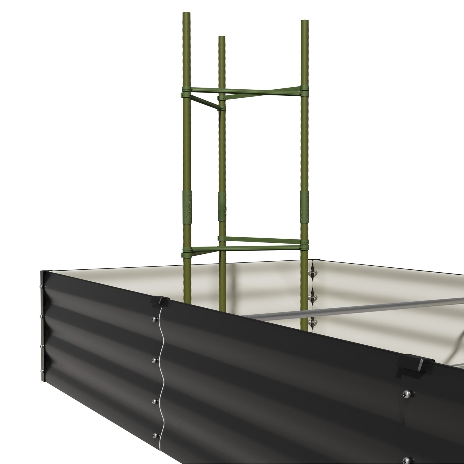 Livsip Garden Bed 290x90x30cm Planter Stand Box Raised Container Galvanise - Sunyee