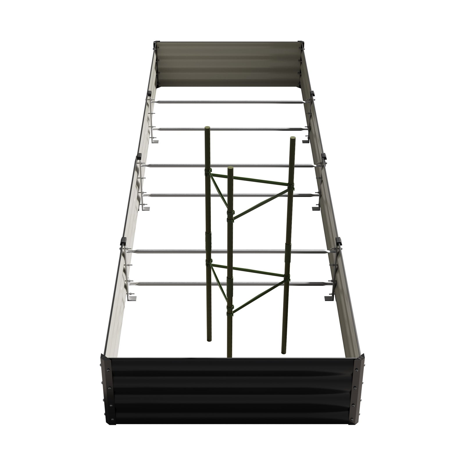 Livsip Garden Bed 290x90x30cm Planter Stand Box Raised Container Galvanise - Sunyee